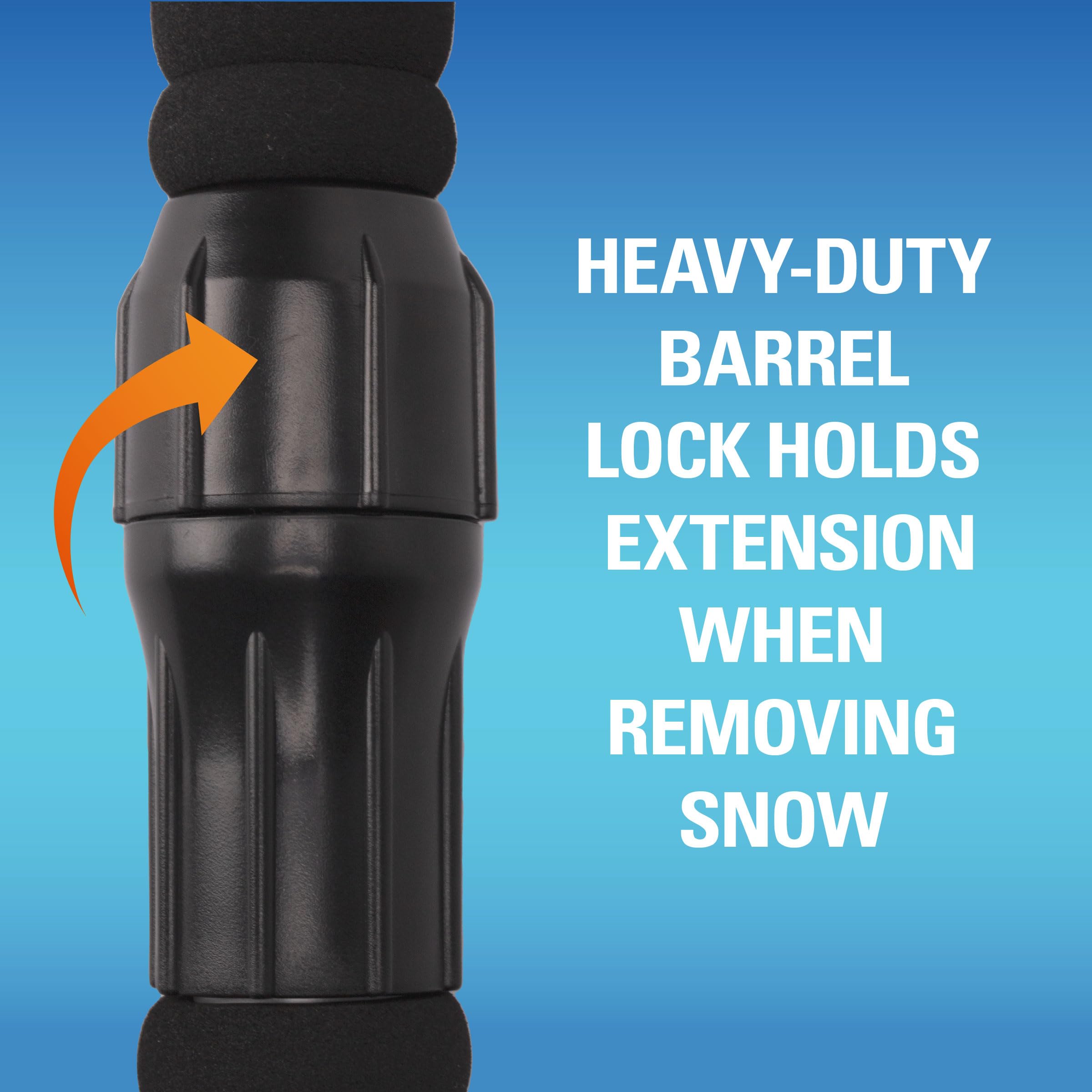 Hopkins Manufacturing 15781 60 In Monster Swivel Snow Brush Scraper