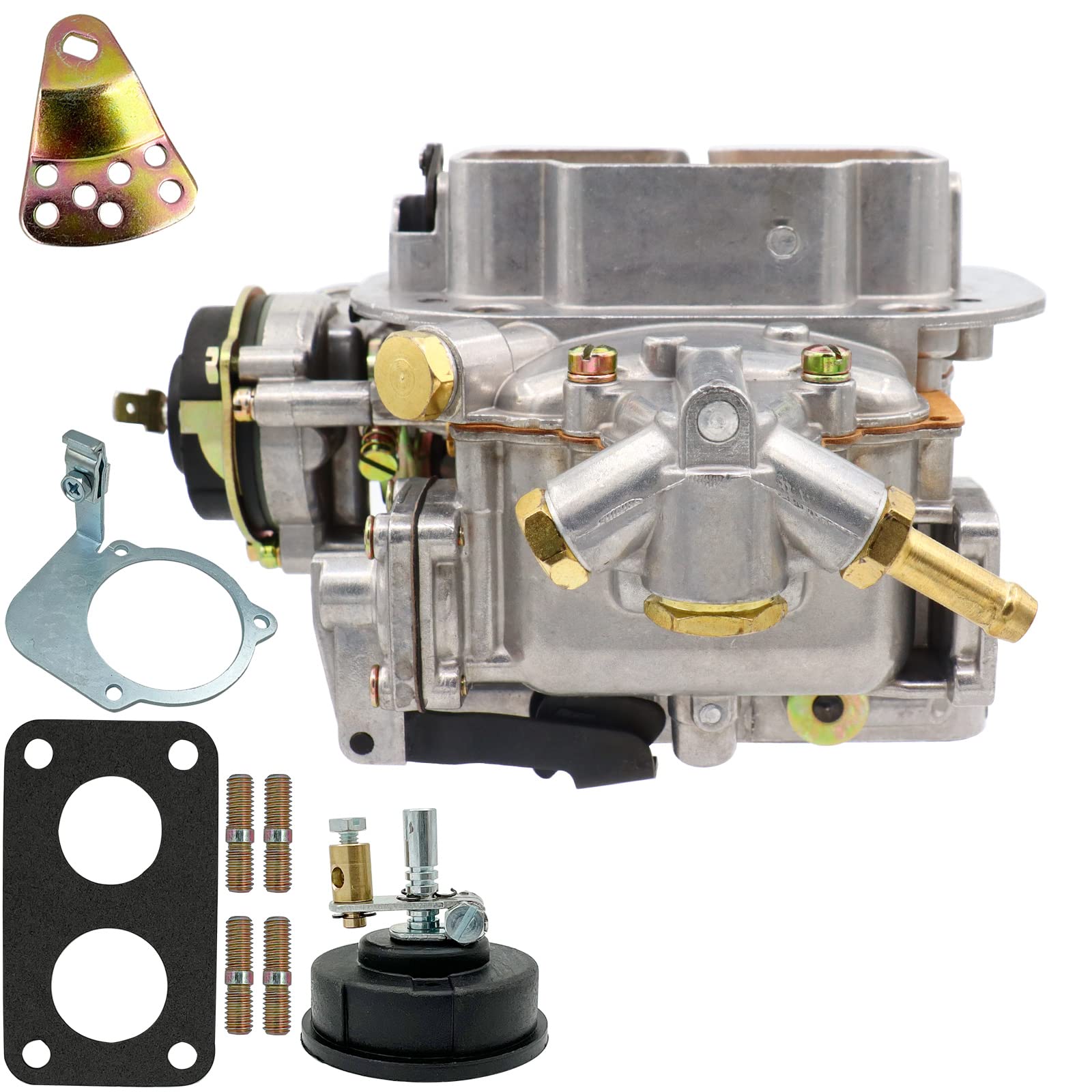NENKUTEN New Carburetor 2 Barrel for Weber 32/36 DGV DGEV Electric Choke 32x36 for Toyota Pickup Celica Corona 20R 22R Holley Ma