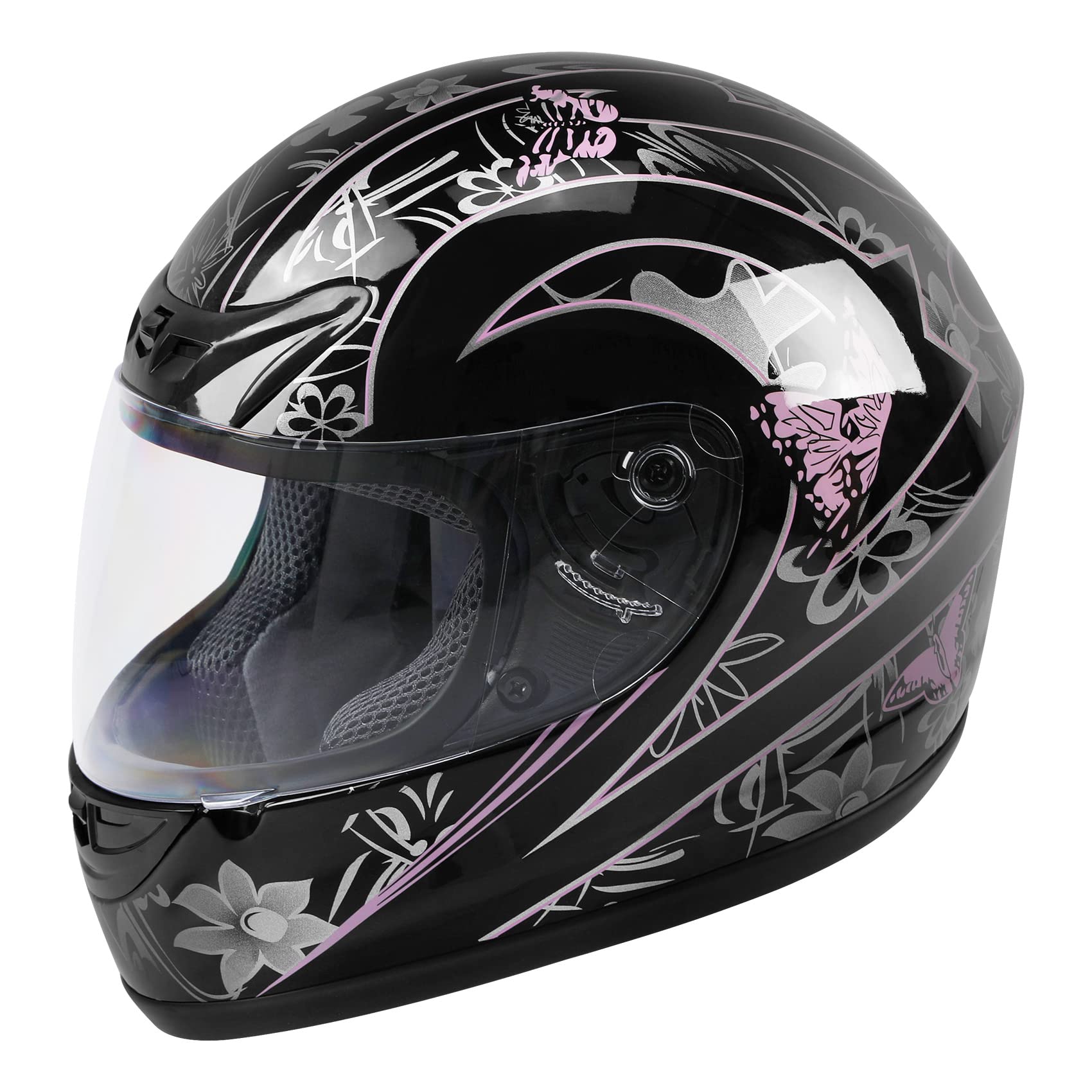 Tcmt Adult Full Face Scooter Street Dirt Bike Atv Motocross Motorcycle Helmet With Open Face Sun Shield Dot