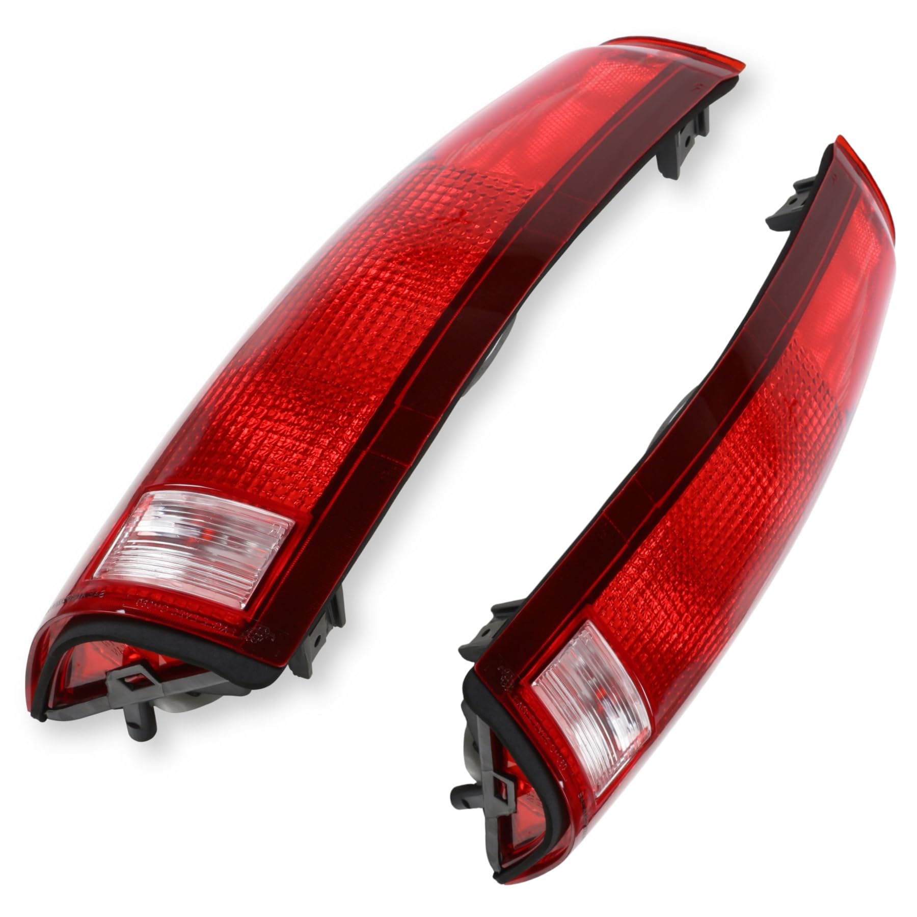Tulalux Tail Lights Lamps For 1988-1998 Chevy/Gmc C/K 1500 2500 3500 Silverado Yukon Suburban Tahoe 1999-2000 Cadillac Escalade 1992-1994 Chevrolet Blazer (Red Without Circuit Board)