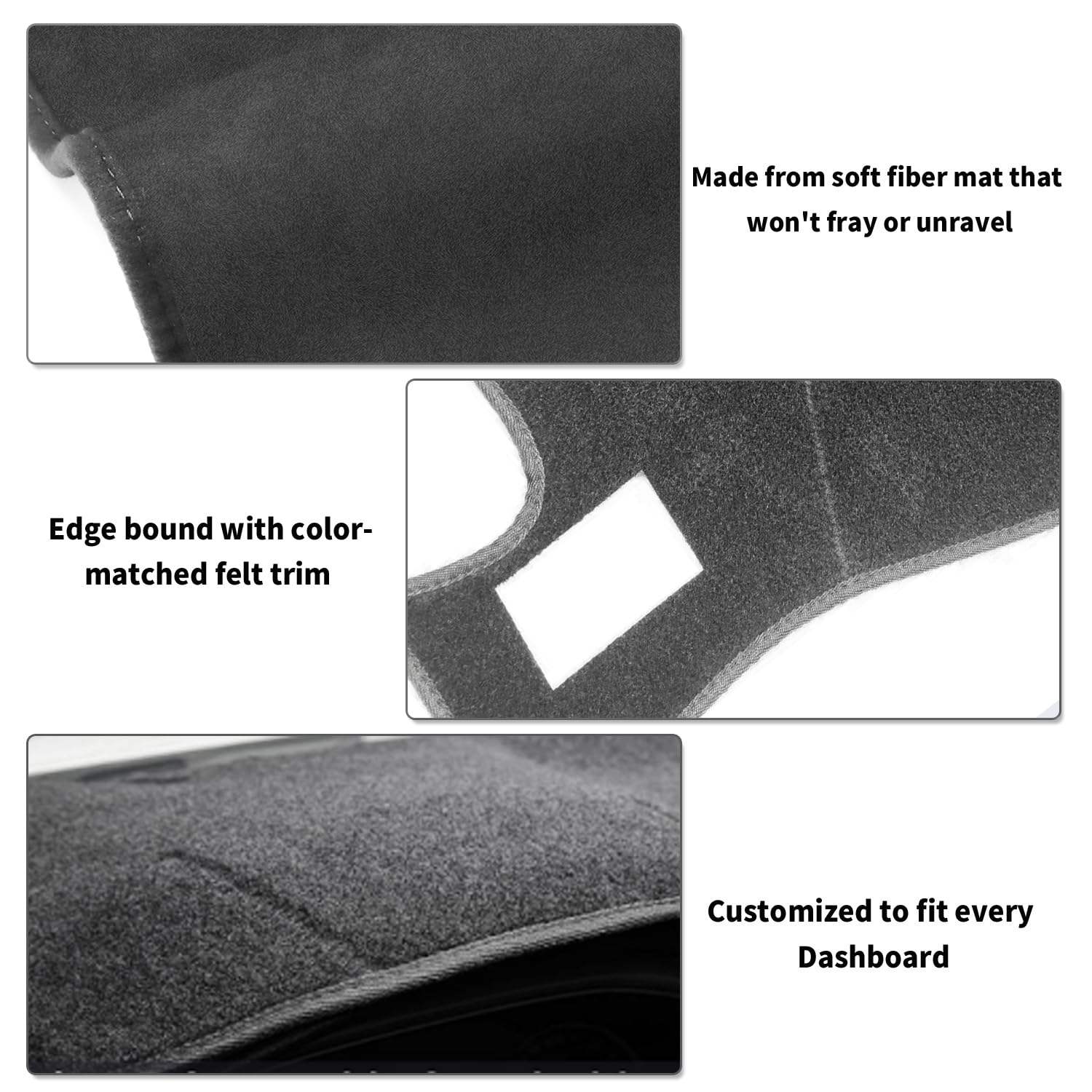 Posaid Dash Cover For 2007-2013 Chevy Avalanche Silverado 1500 Ltz, Dashboard Cover Mat For 2007-2014 Chevy Chevrolet Tahoe Subu