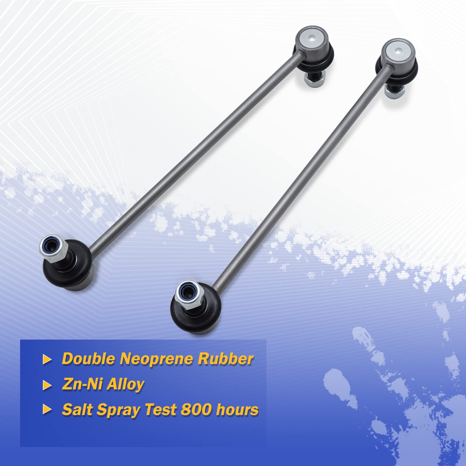 K80230 Zinc-Nickel Alloy Front Stabilizer Sway Bar Links For Pontiac Vibe 2003-2010?Scion Tc 2005-2010?Toyota Corolla 2003-2018?