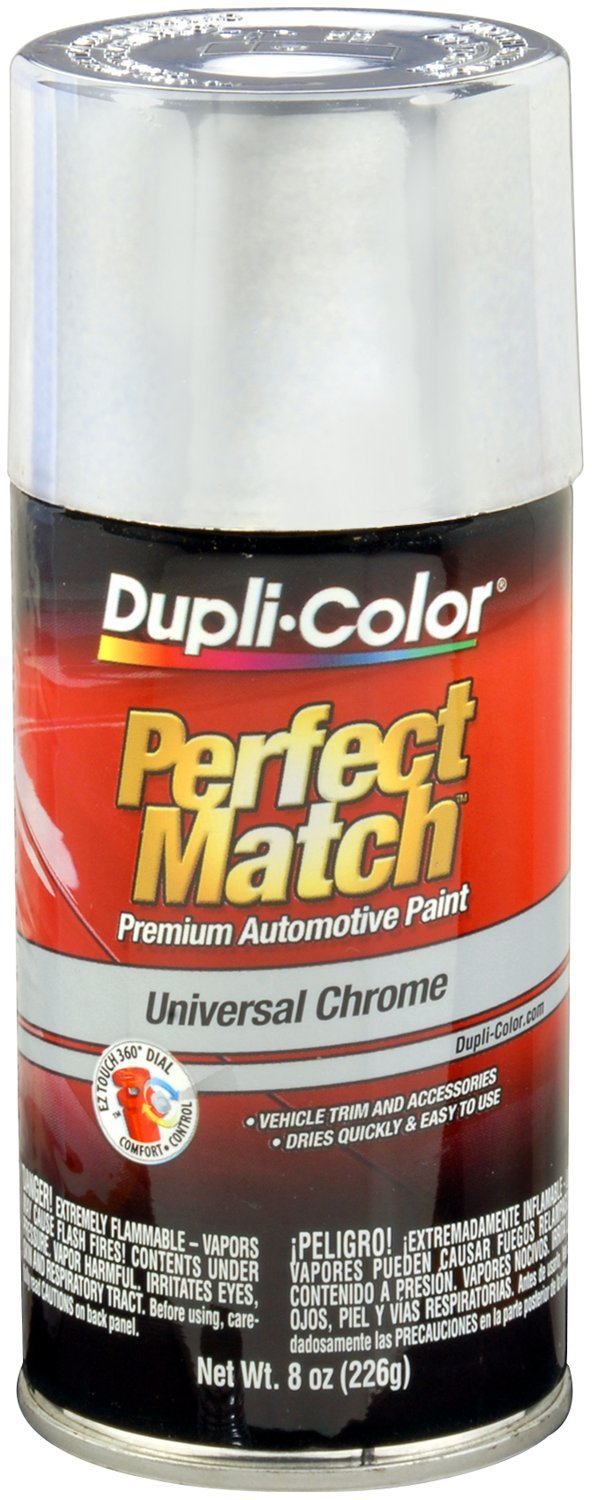 Dupli-Color Ebun02007-6 Pk Universal Chrome Perfect Match Automotive Paint - 8 Oz. Aerosol, (Case Of 6)