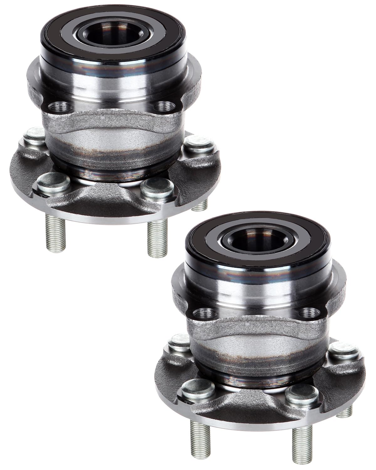 ECCPP Replacement for Pair of 2 New Complete Rear Wheel Hub Bearing Assembly for Subaru Outback Impreza Forester Legacy 2008 200