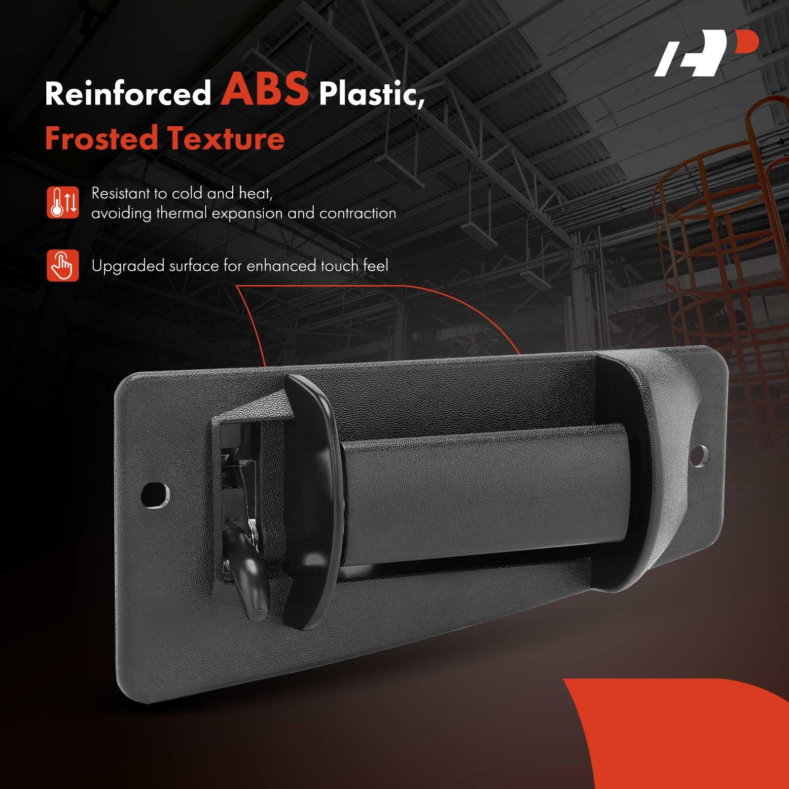 A-Premium Rear Driver Side Exterior Door Handle Compatible With Chevy Silverado 1500 1999-2006, Silverado 2500 3500 & Gmc Sierra 1500 2500 3500 - For Extended Cab Pickup - Textured Black, # 15758172