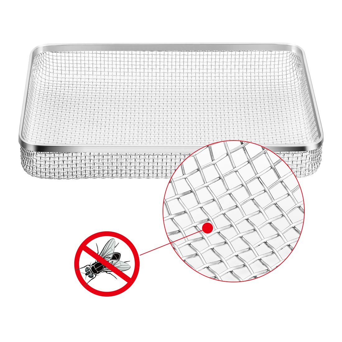 BougeRV RV Flying Insect Screen RV Furnace Vent Cover RV Bug Screen Covers Water Heater Screen Stainless Steel Mesh for RVs/Camp