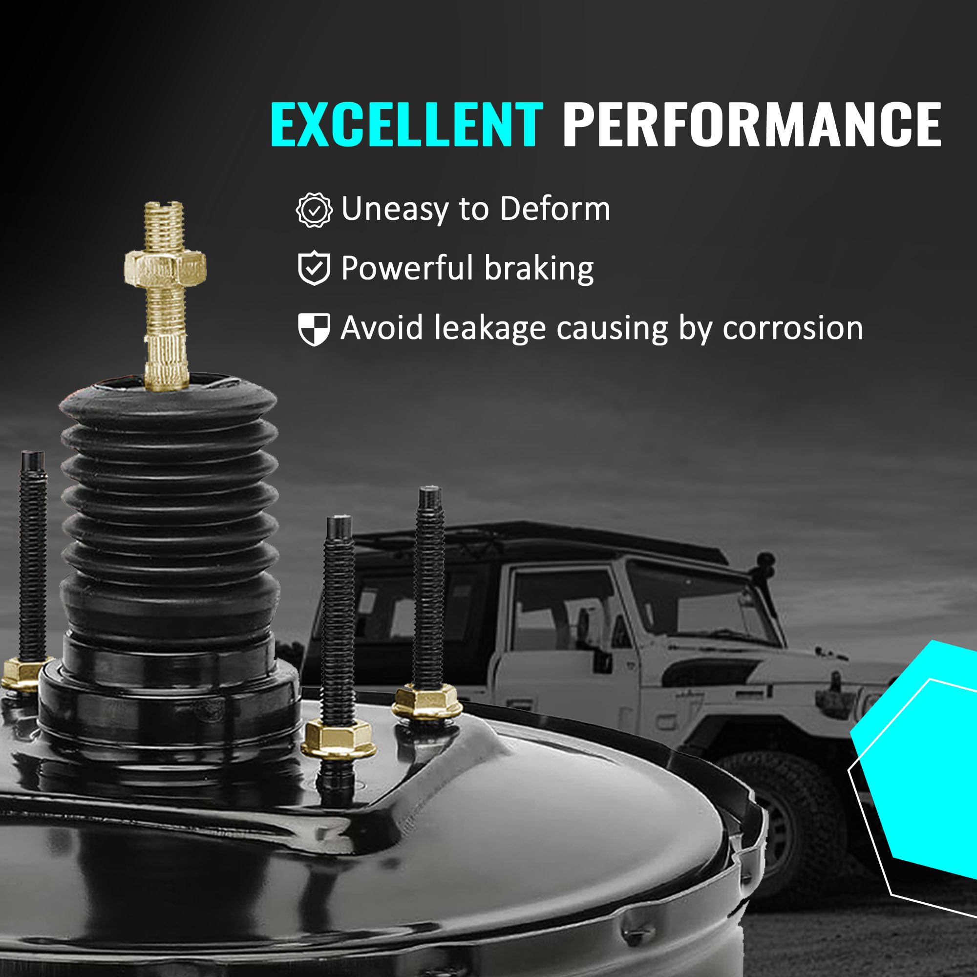 PartsFlow Power Brake Booster 54-74232 compatible with Ford Edge Lincoln Mkx 2007 2008 2009 2010 For Mazda Cx-9 2007-2015 3.5L V