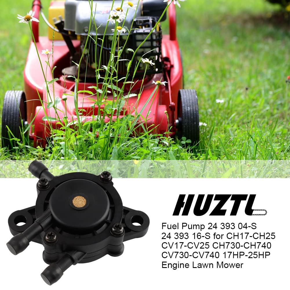 24 393 16-S 597338 Fuel Pump For Kohler 17Hp-25Hp Briggs And Stratton John Deere Kawasaki Yamaha Golf Cart Riding Lawn Mower Sma