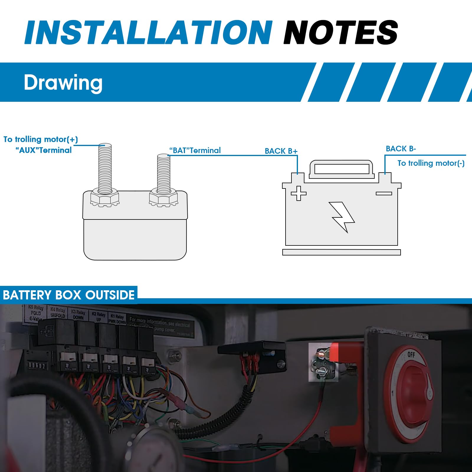 Gloso Circuit Breakers Stud Bolt Type For Truck Bus Rv Automotive Motorcycle No Bracket Metal Cover Auto Reset (T1) - 1 Pack (30A) E511