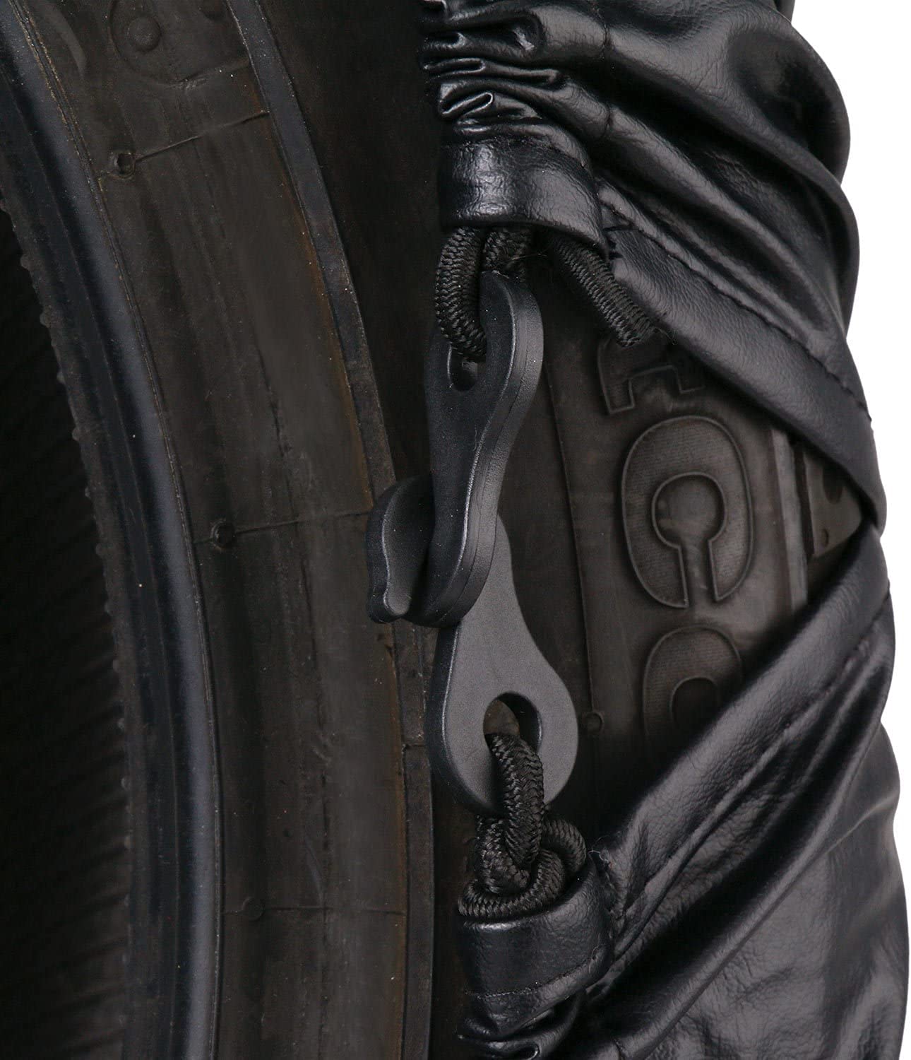 Leader Accessories Universal Spare Tire Cover With Buckle Strap Waterproof For Jeep, Trailer, Rv, Truck And All Car Wheel (Black