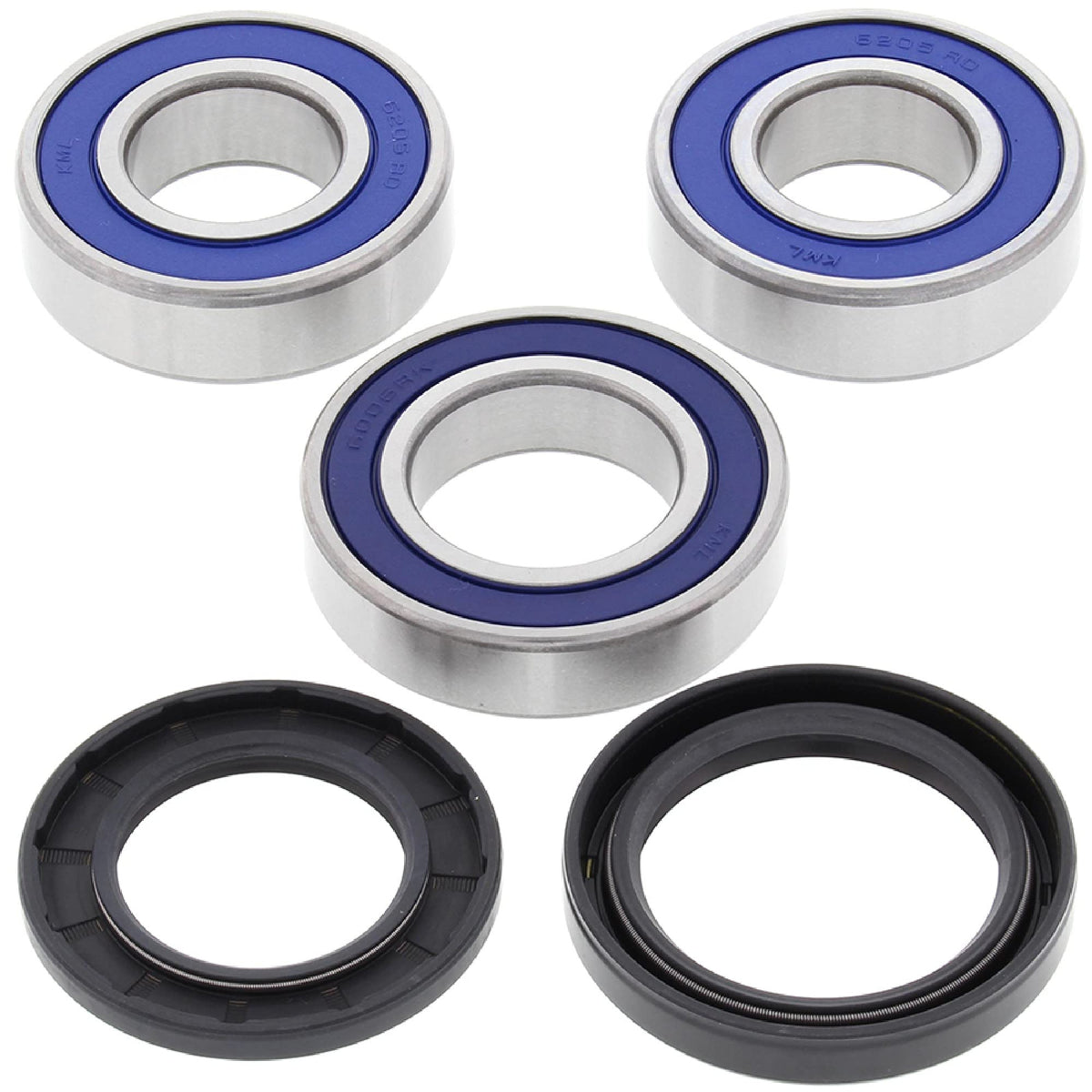 All Balls Racing 25-1111 Wheel Bearing Seal Kit Compatible With/Replacement For Kawasaki Z H2 2020-2022, Z H2 Se 2022, Z1000 2003-2009, Zx10R 2011-2019, Zx10R Abs 2014-2022, Zx10Rr 2018-2021