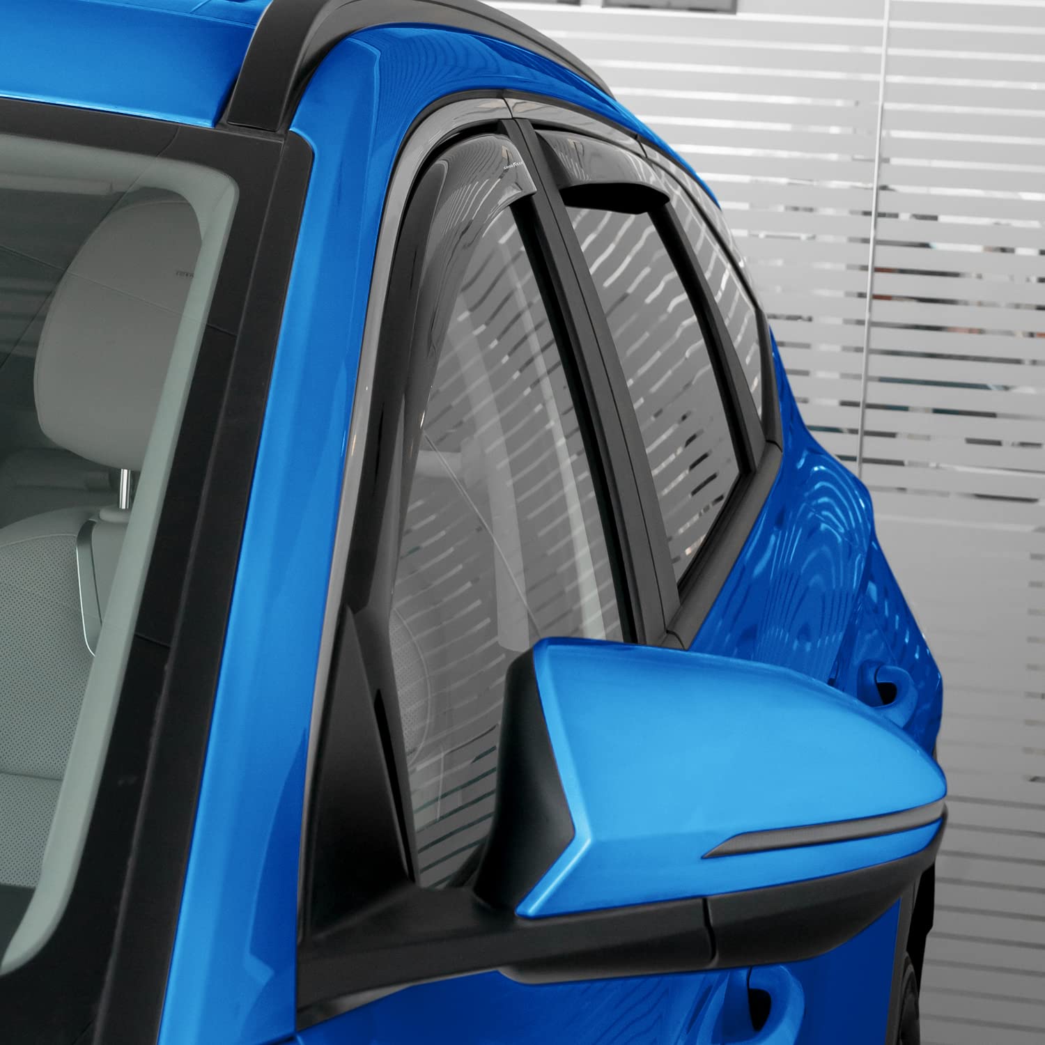 Goodyear Shatterproof In-Channel Window Deflectors For Hyundai Tucson 2022-2025, Rain Guards, Window Visors For Cars, Vent Defle