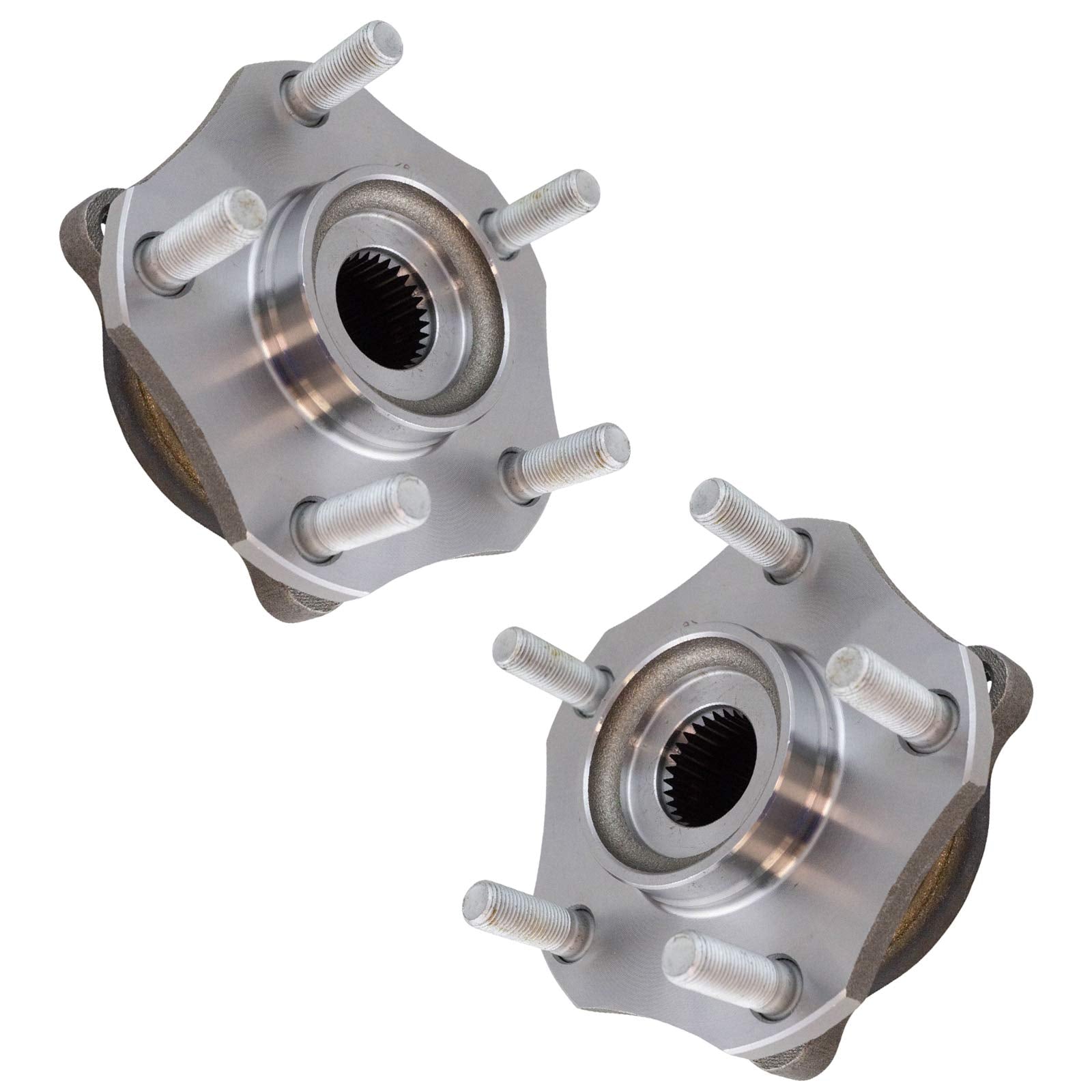 Trq Front Wheel Hub Bearings Assembly Set Compatible With 2014-2023 Nissan Rogue 2017-2022 Rogue Sport