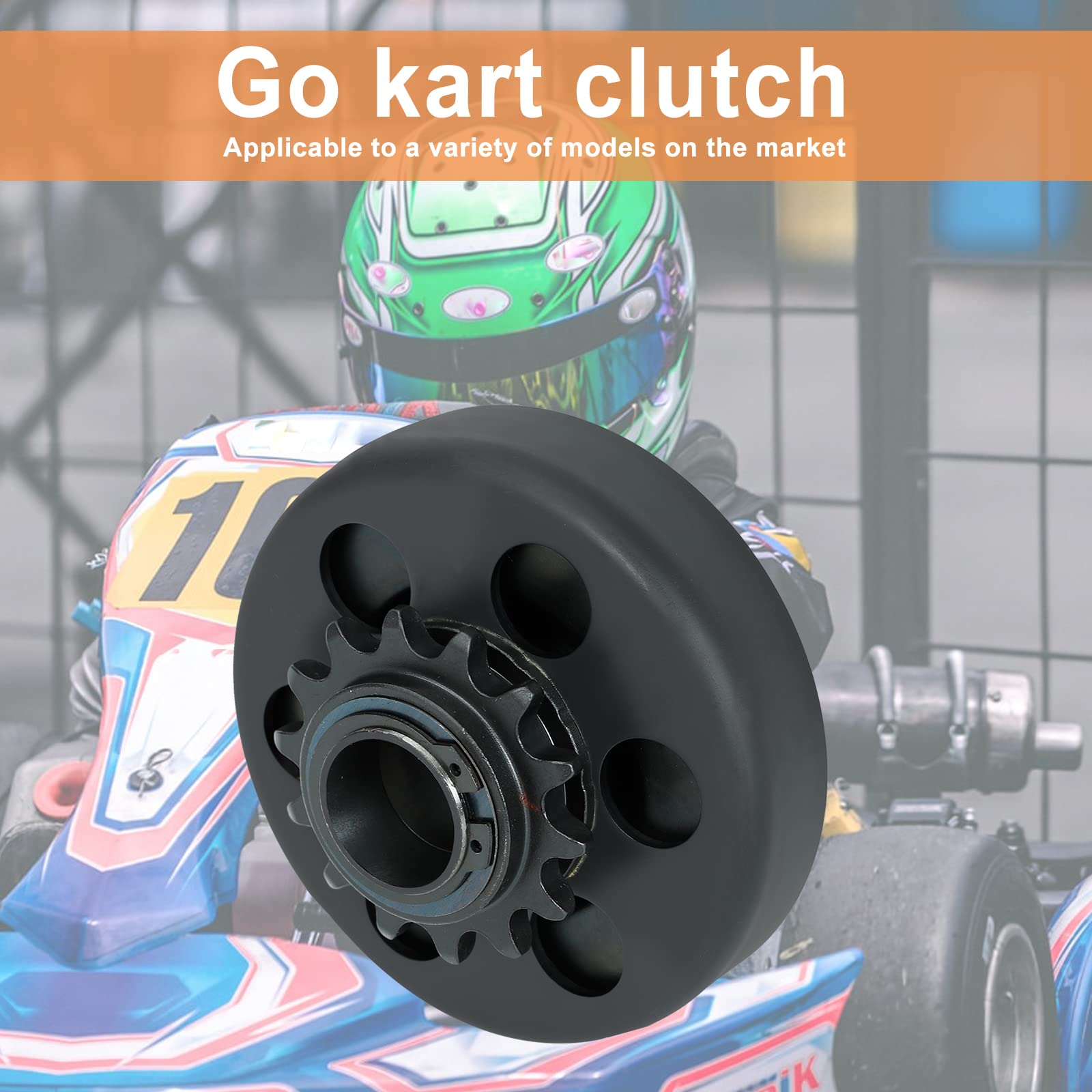 Easyberg Centrifugal Go Kart Clutch 1“ Bore 14T 14 Tooth Fit For 40/41/420 Chain For Mini Bike Go Kart Engine