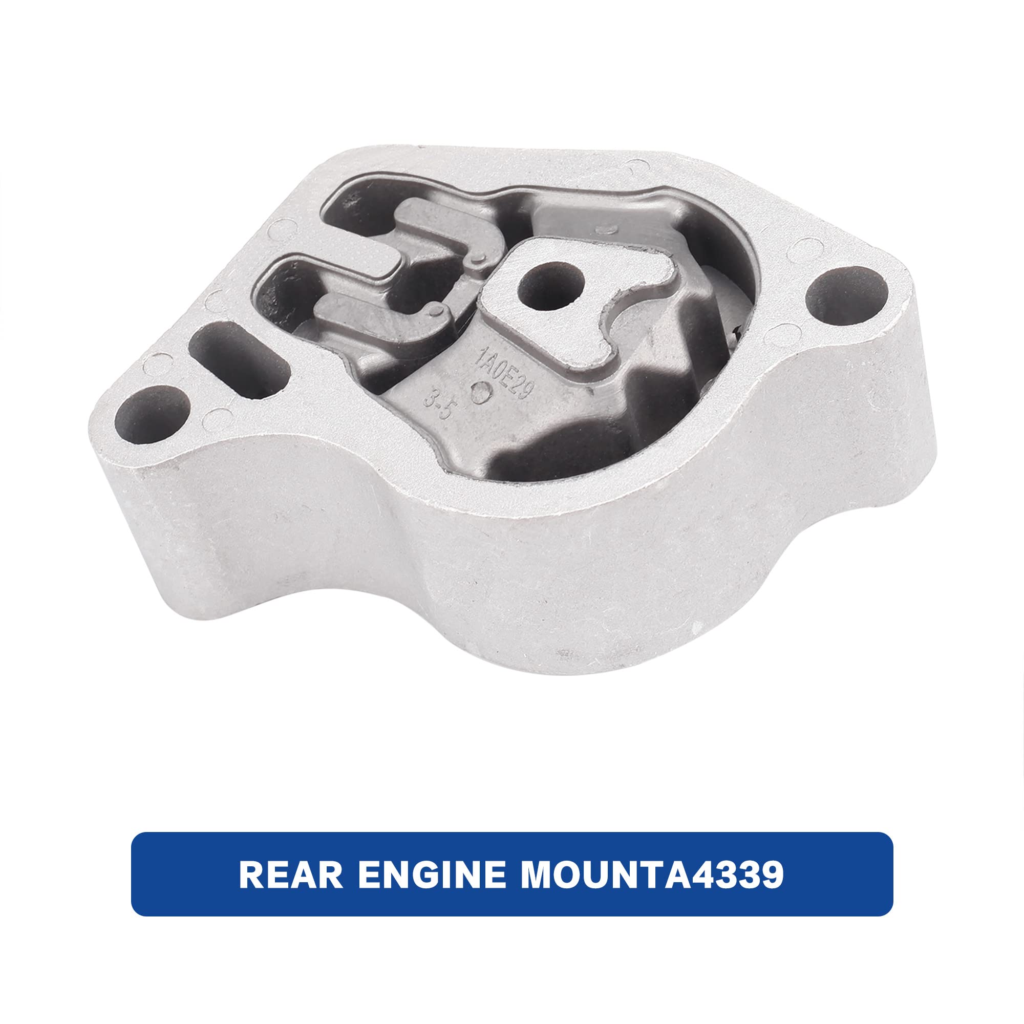 Loongrie Engine Motor And Trans Mounts Compatible With 2007-2017 Altima 2.5L, Replace Oe A4339 A4340 A4350 A4353, 11360-Ja000 11