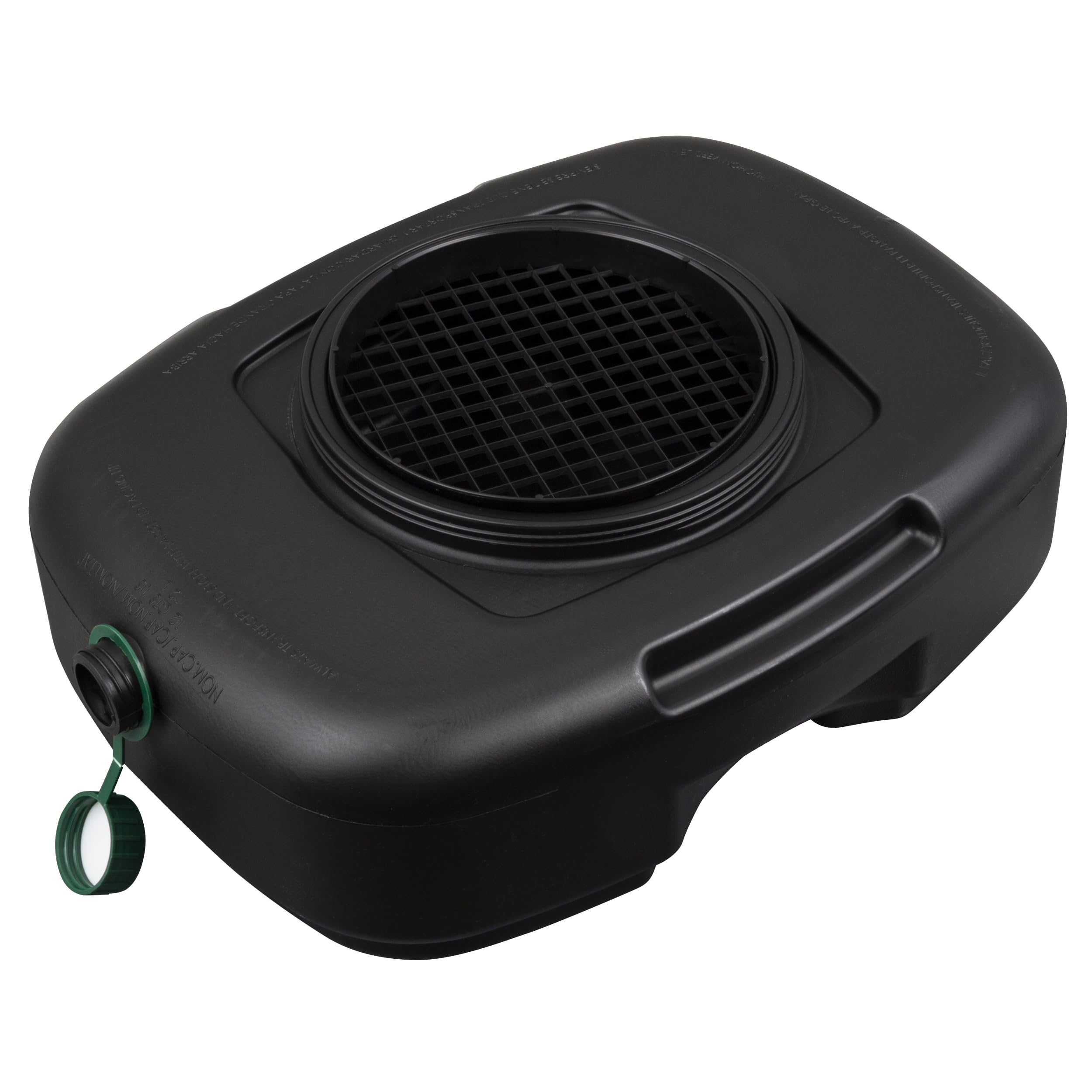 Scepter AM06984 12 Quart Oil Drain Pan with Lid, Filter Drain Screen, and Pour Spout for Automotive Fluids Including Engine Oil,