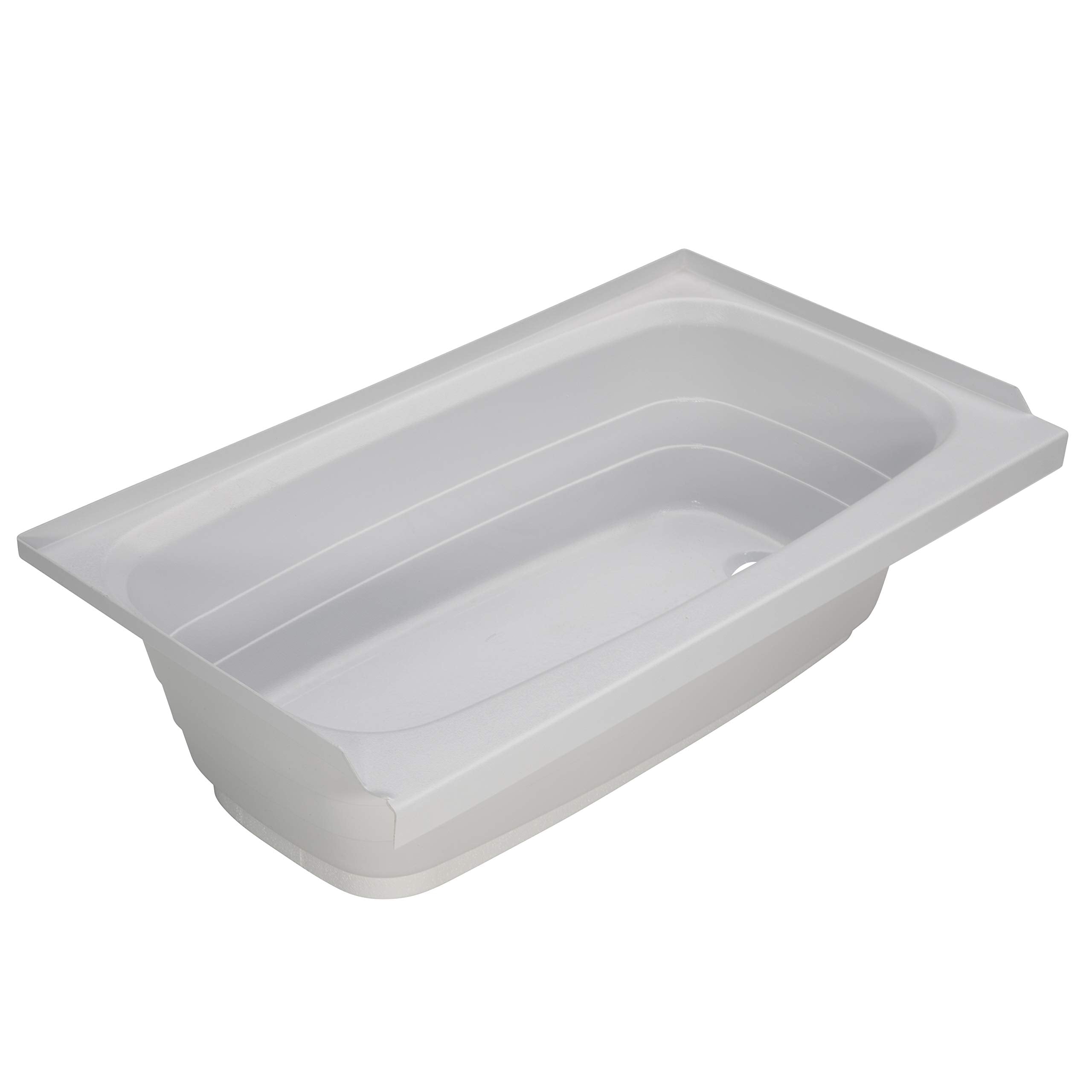 Lippert Replacement 24 x 40 White Bathtub with Right Drain, ScratchResistant ABS Acrylic for RVs, Travel Trailers, 5th Wheels