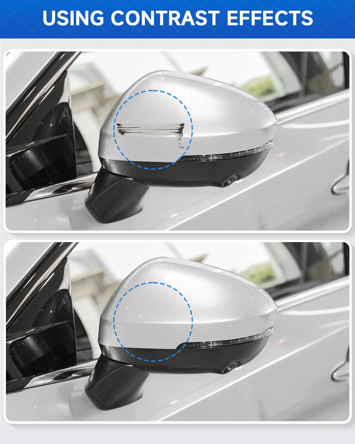 RSACET QAB Pearl White Tricoat Touch Up Paint Compatible with Nissan Exact Match Touch Up Paint Car Scratch Repair