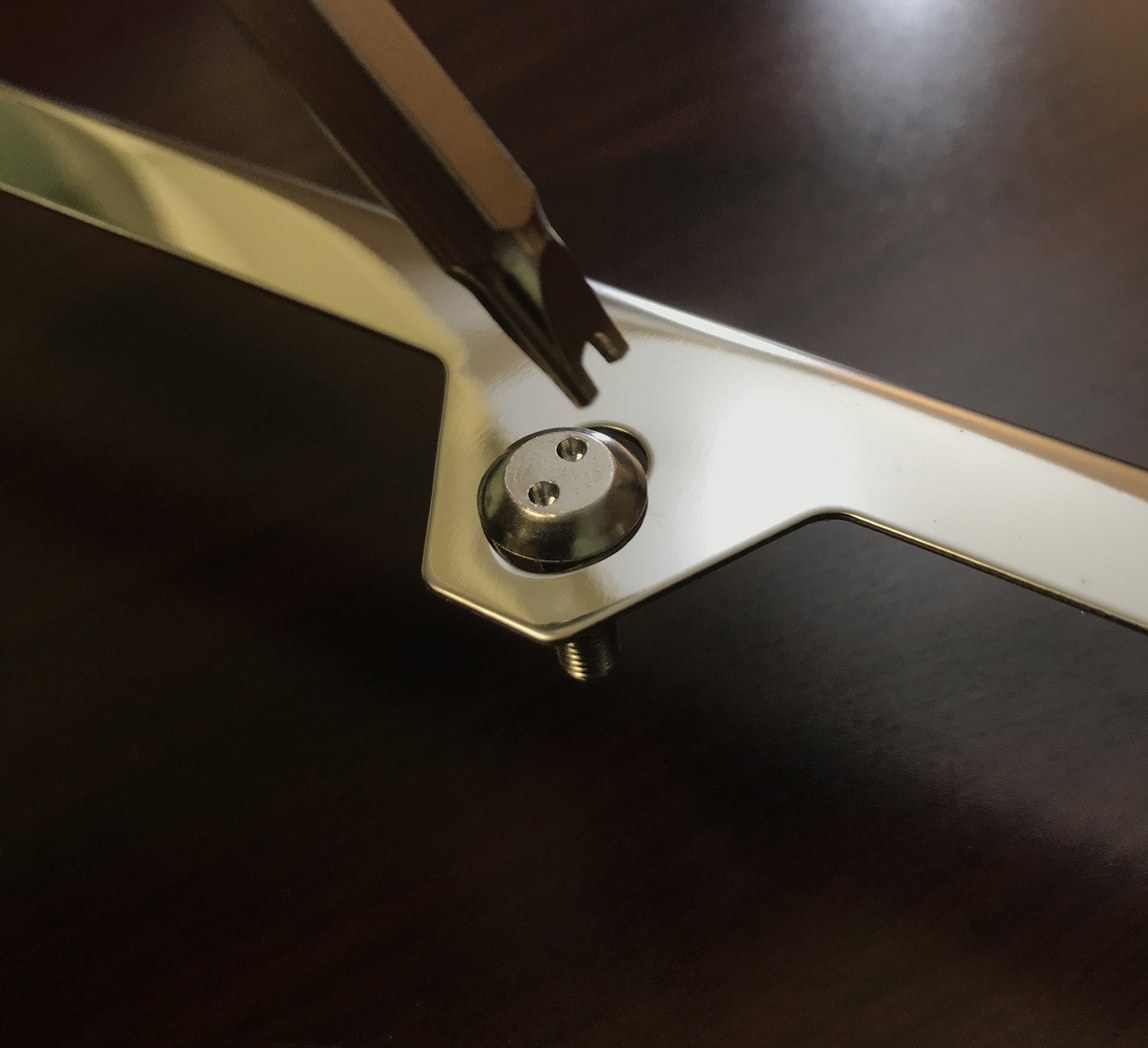 Lfparts Stainless Steel Rust Resistant License Plate Frame Security Anti-Theft Self Tapping Screws Fasteners (M6X20Mm, Black Cap