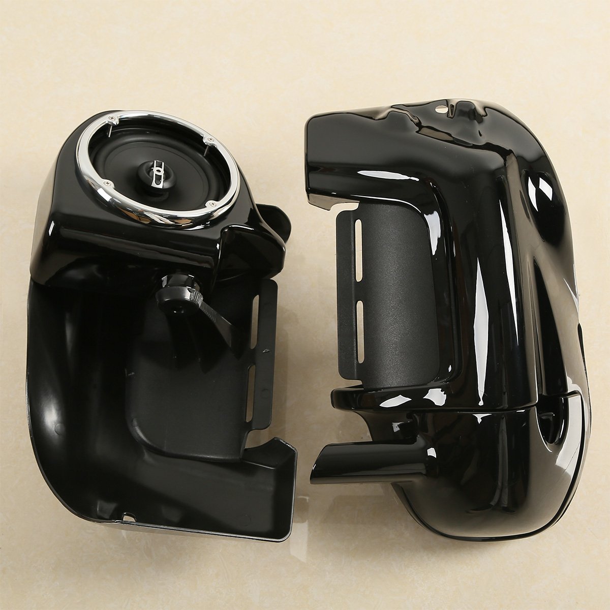 Xfmt Lower Vented Leg Fairing W/ 6.5' Speakers For Harley Touring 1983-2013 Road King Electra Street Glide Ultra Classic