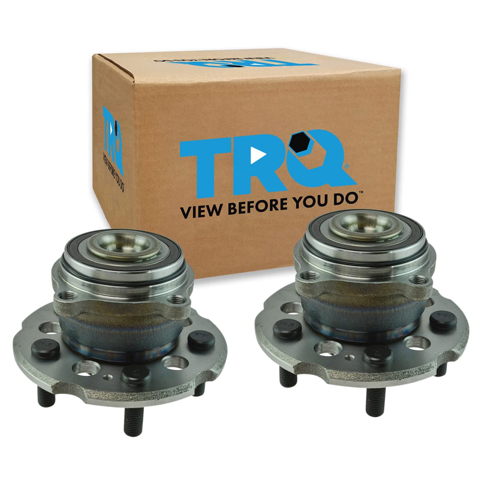 Trq Rear Wheel Hub Bearings Assembly Set Compatible With 2009-2015 Honda Pilot