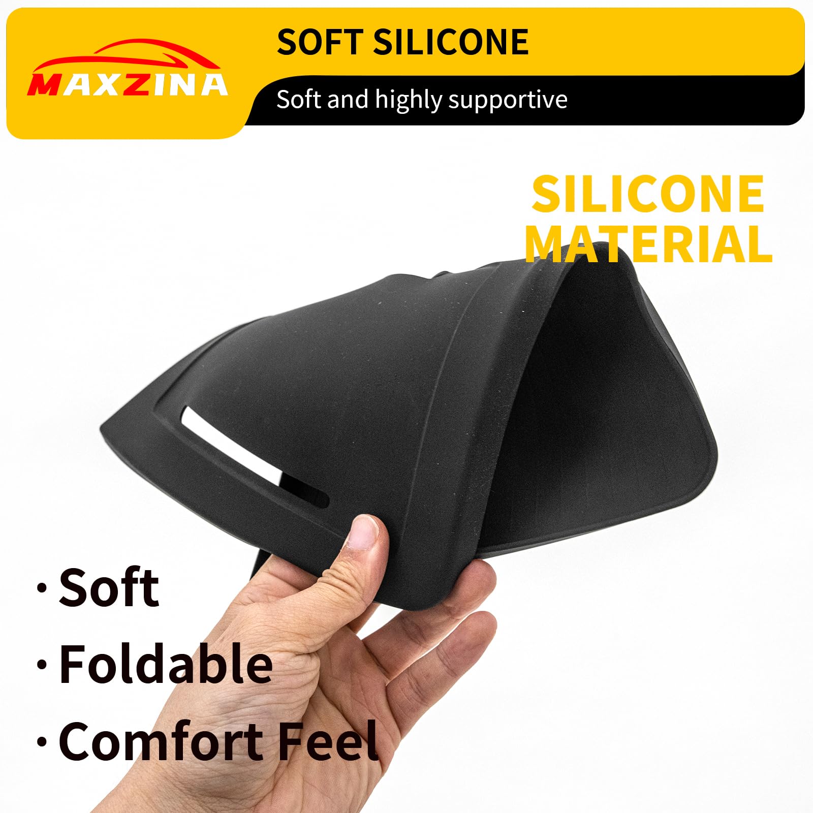 Maxzina Center Console Mat Compatible with 2023 2024 2025 Honda Pilot Interior Wireless Charging Mat Center Console Anti-Slip Pr