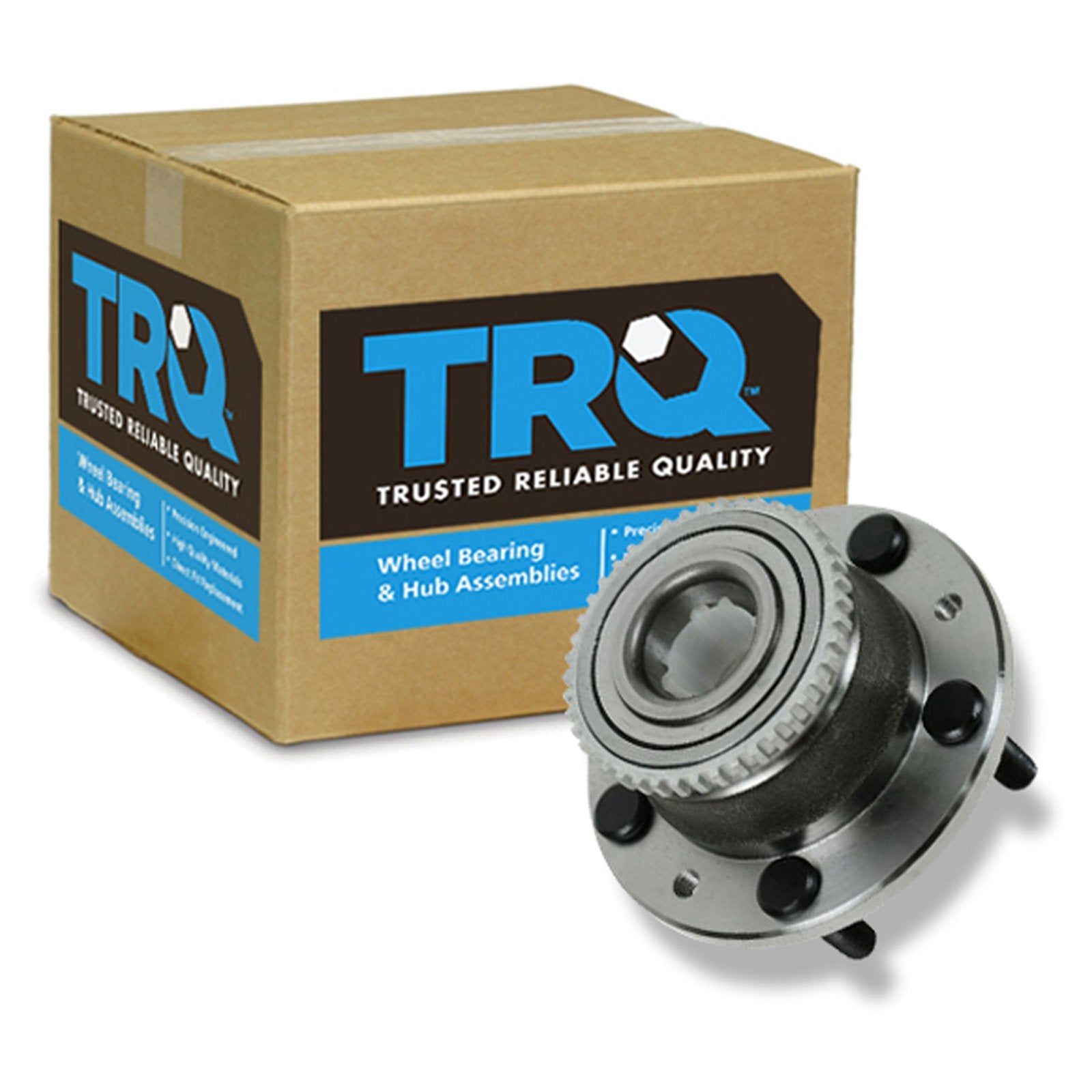 Trq Rear Left Right Wheel Hub Bearing Assembly Driver Passenger Side Compatible With 2006-2012 Ford Fusion 2007-2012 Lincoln Mkz