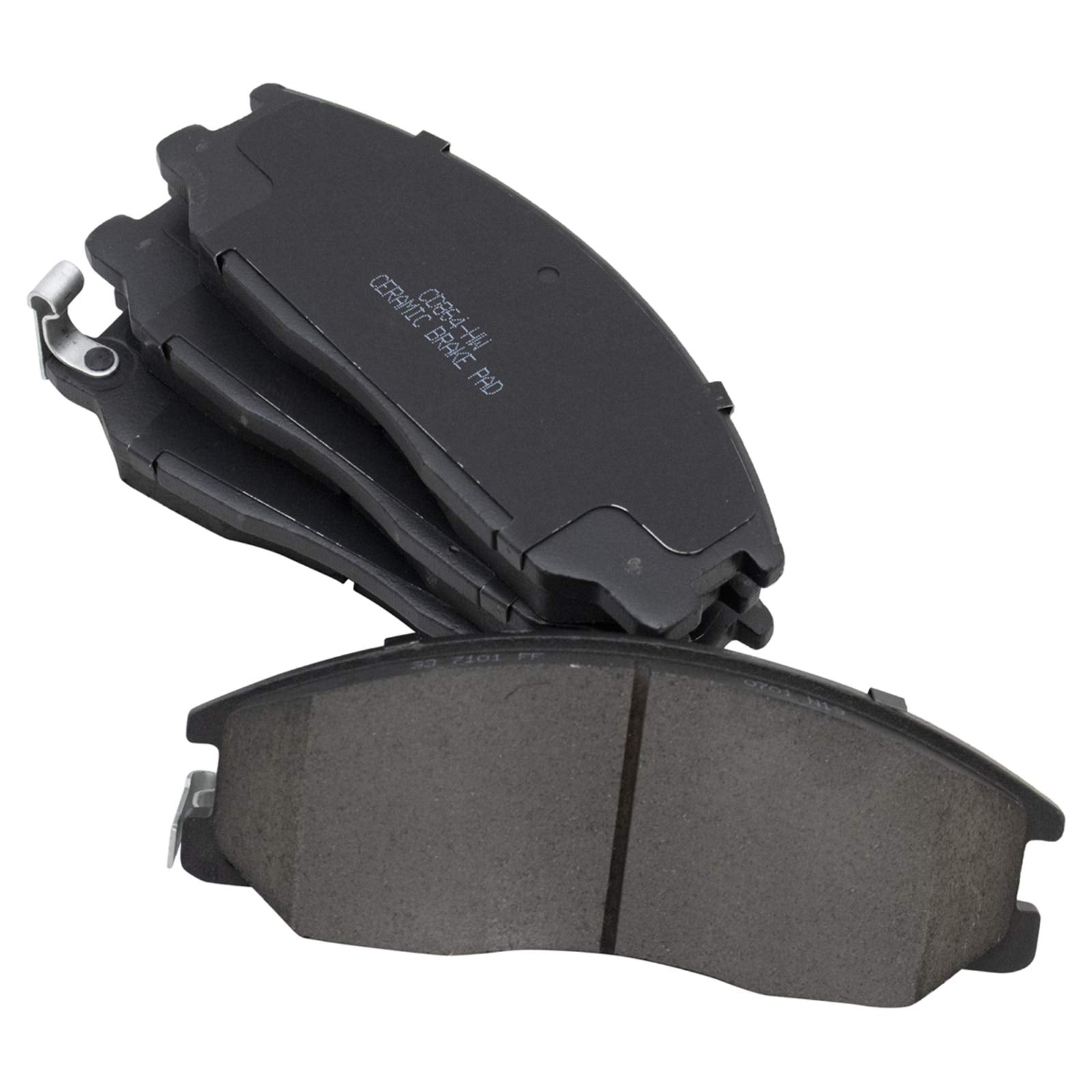 TRQ Front Brake Pads Ceramic Compatible with 2001-2006 Hyundai Santa Fe 2001 XG300 2002-2003 XG350 2002-2005 Kia Sedona 2003-200