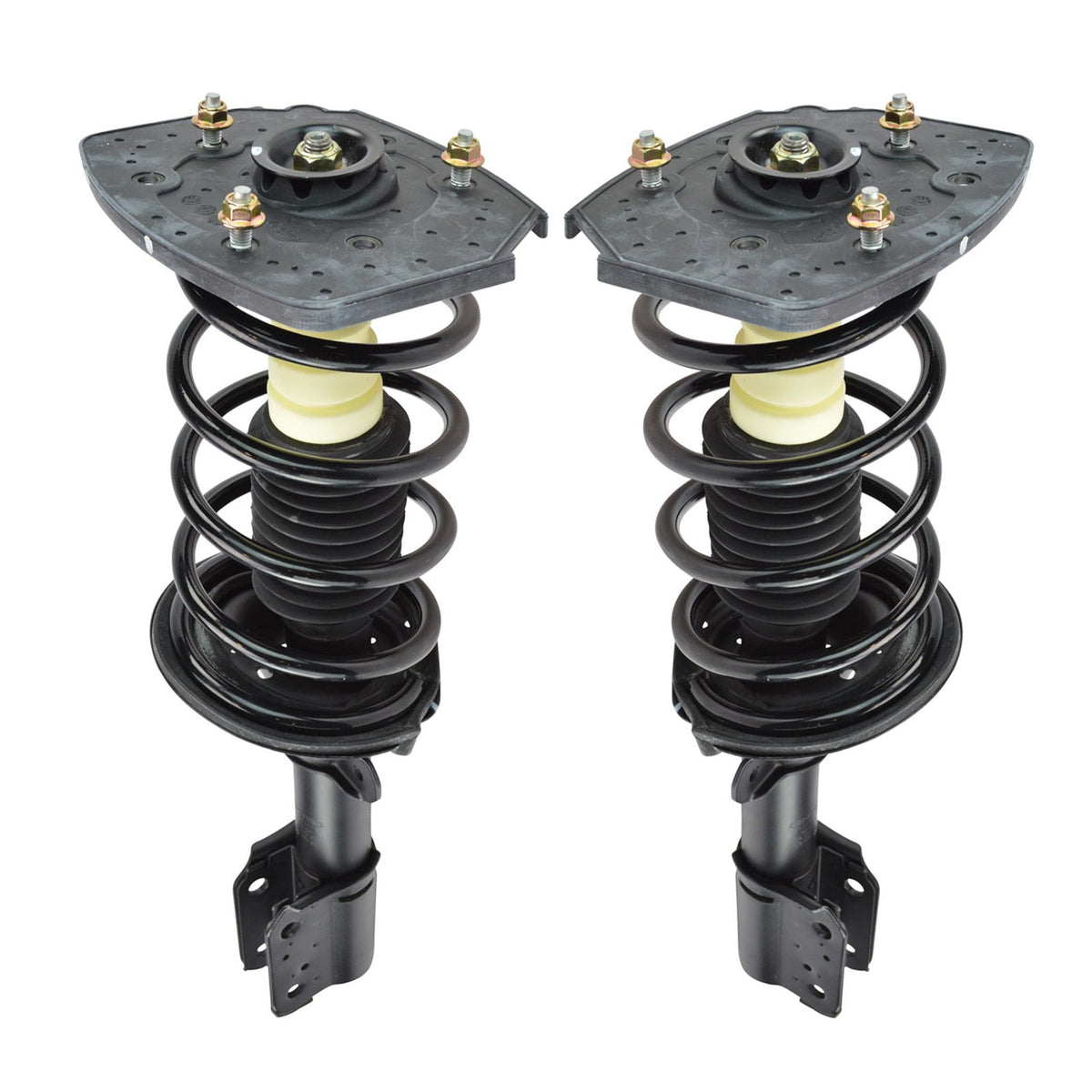 Trq Rear Strut & Coil Spring Assembly Set Driver & Passenger Sides Compatible With 97-05 Buick Century 97-04 Regal 97-03 Pontiac