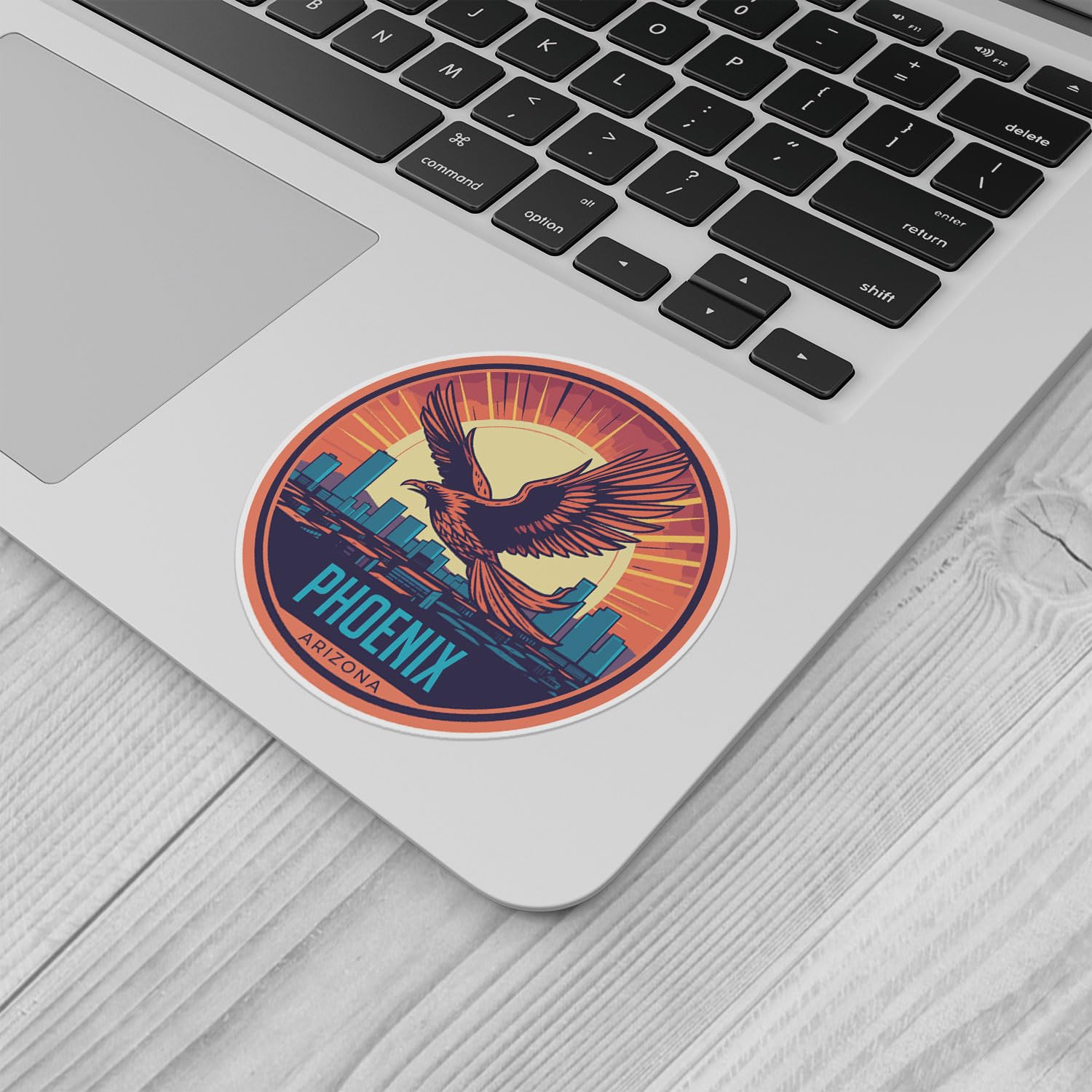 Phoenix City Sticker - Waterproof Vinyl Decal for Car Bumper, Laptop, Water Bottle, Wall, and Window, Size - 5'' Longer Side