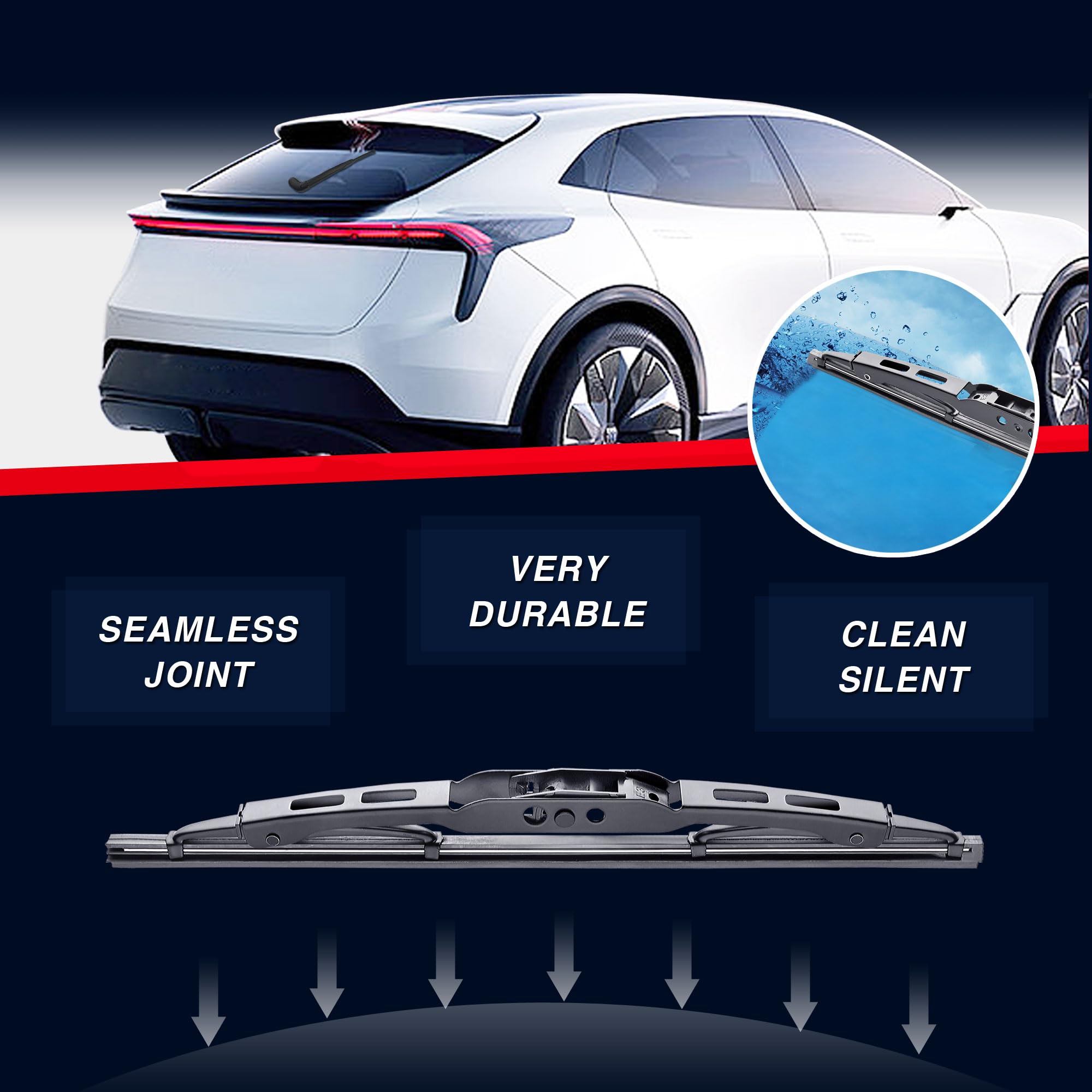 13''+13'' Windshield Wiper Blades Replacement For Jeep Wrangler Tj 2006 2005 2004 2003 2002 2001 2000 1999 1998 1997 Icexsnow Al