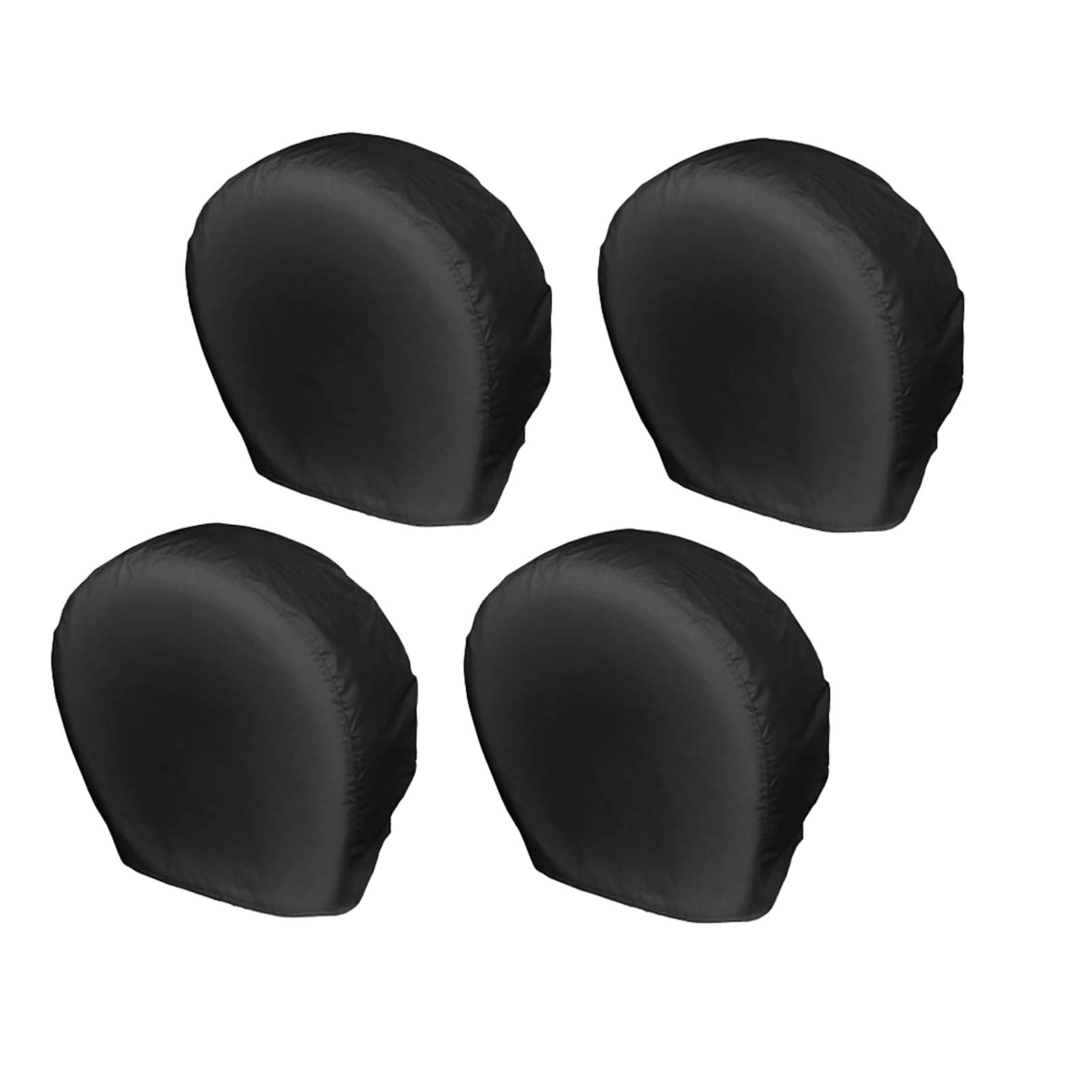 Explore Land Tire Covers 4 Pack - Tough Tire Wheel Protector For Truck, Suv, Trailer, Camper, Rv - Universal Fits Tire Diameters 35''-38.75'', Black