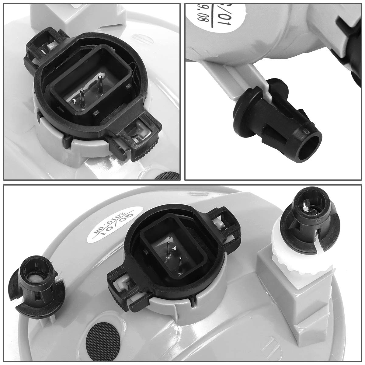 Auto Dynasty Front Bumper Driving Fog Lights Compatible with Silverado Colorado Tahoe Sierra Canyon Yukon 07-19, Driver and Passenger Side, Clear Lens