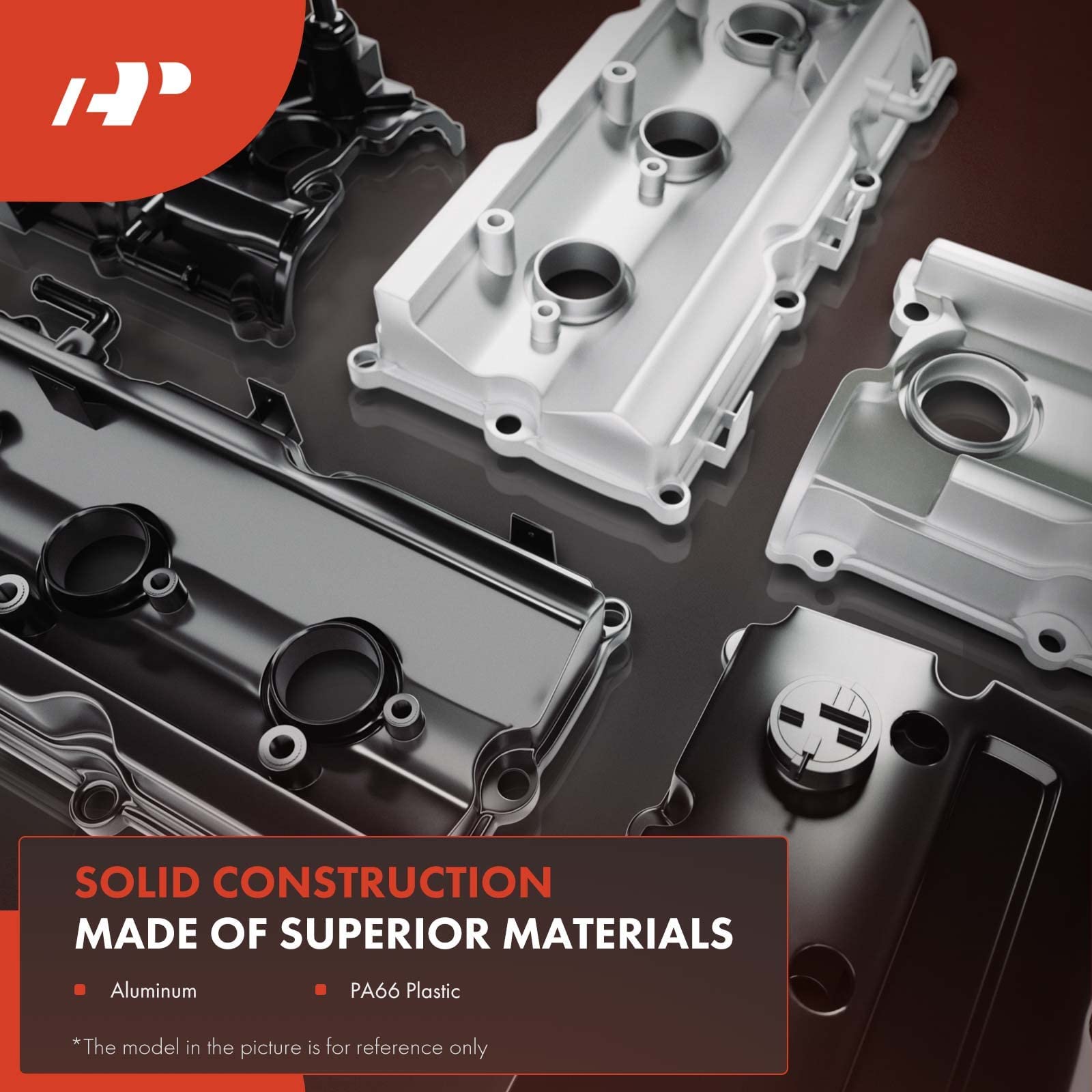 A-Premium Left Right Side Engine Valve Cover Kit, with Gasket & Bolt, Compatible with Ford Explorer 2011-2019, F-150 2011-2012,