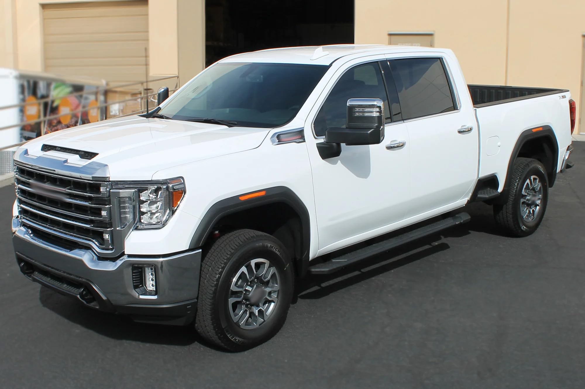 Raptor Series Running Boards Steps 5In Treadsteps Black Aluminum For New Body 2019-2025 Ram 1500 Quad Cab