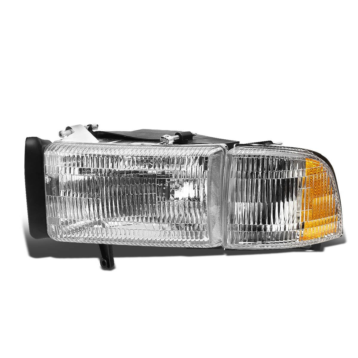Auto Dynasty Headlights Assembly Compatible With 1994-2002 Dodge Ram 1500 2500 3500 Non-Sport, Passenger Right Side Halogen Head