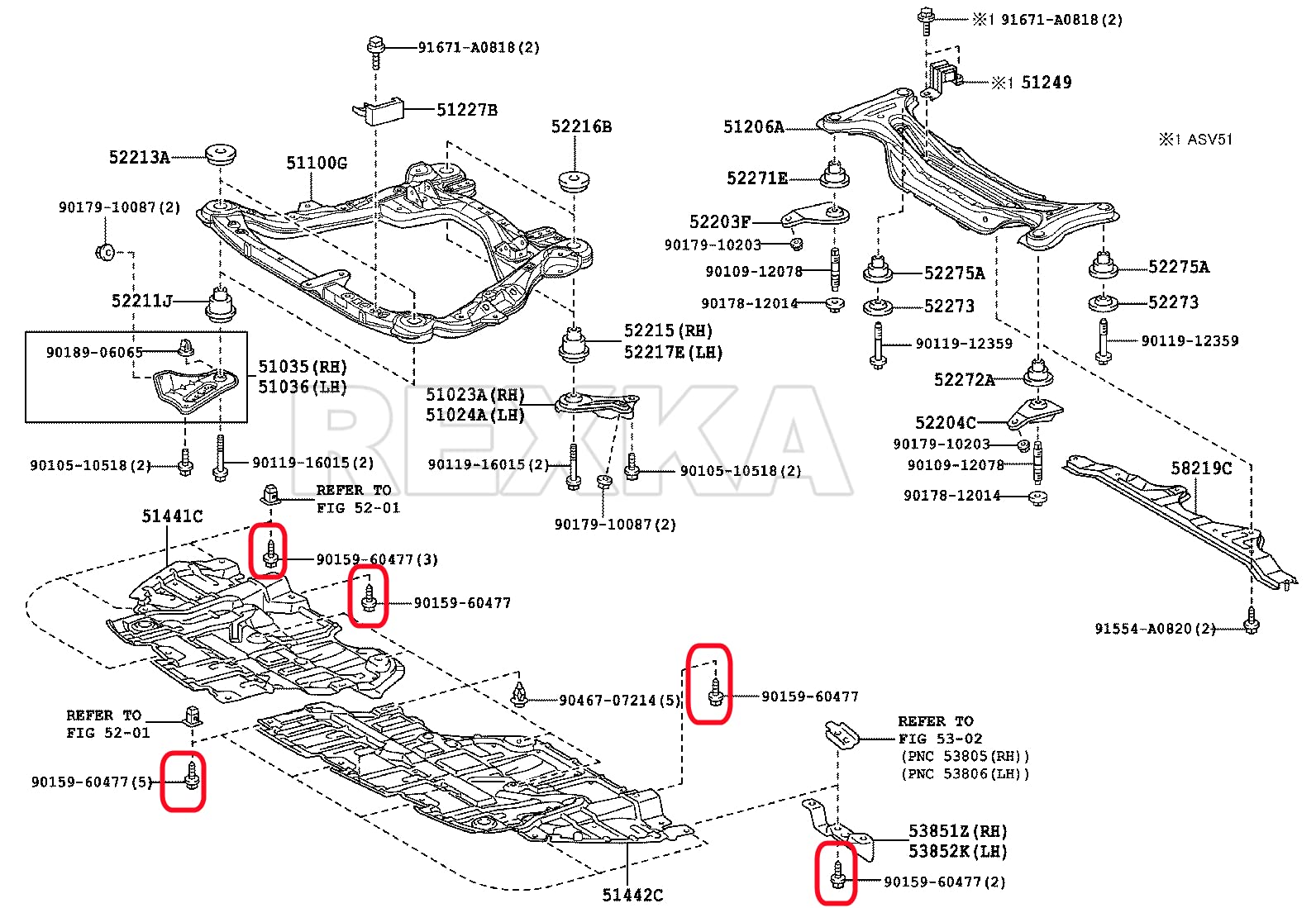 Rexka 25Pcs M6.2 X 22Mm Fender Liner Bumper Cover Screw Bolt Compatible With Toyota Lexus 90159-60477