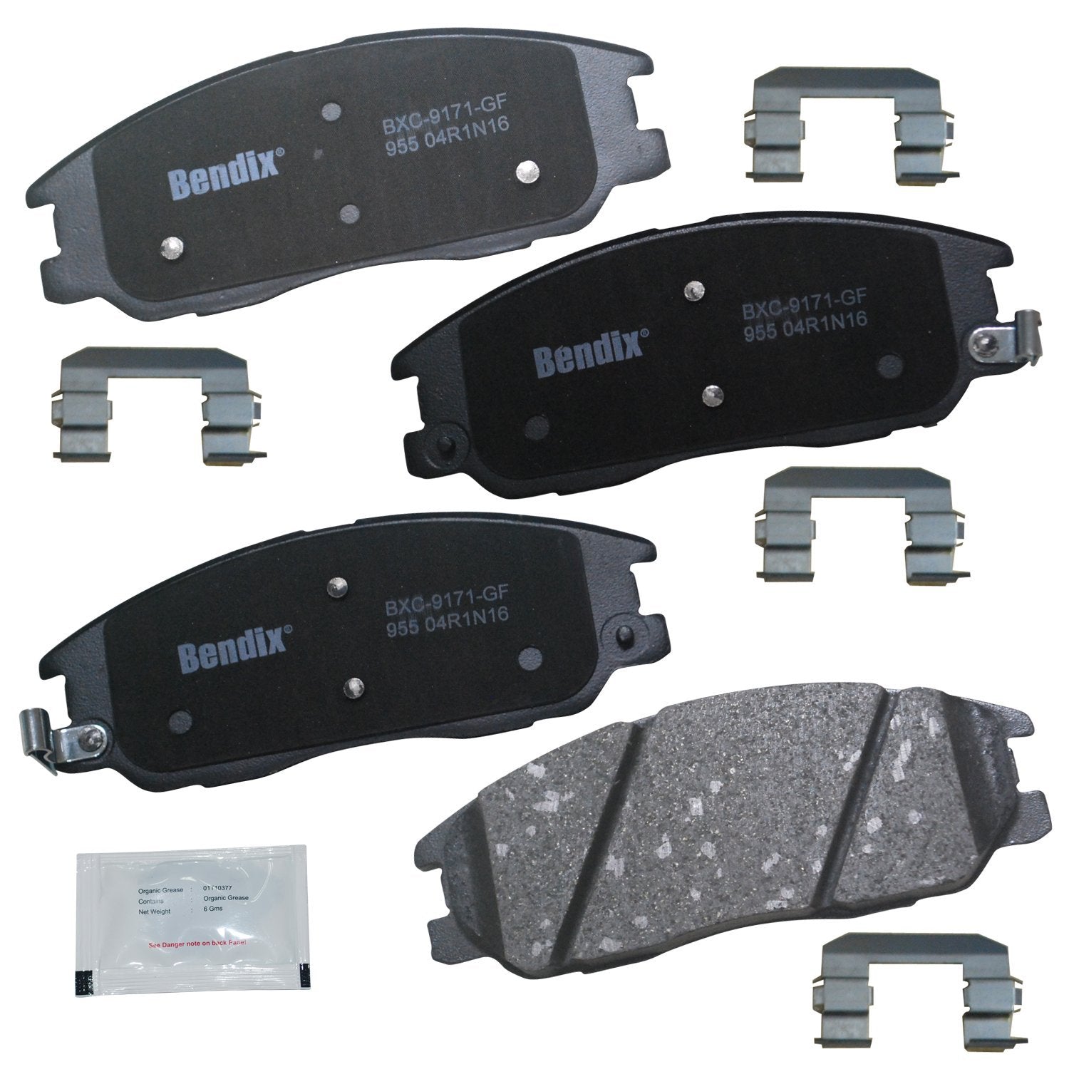 Bendix Priority1 Cfc955 Ceramic Front Brake Pads For Kia Sorento 2009-2003