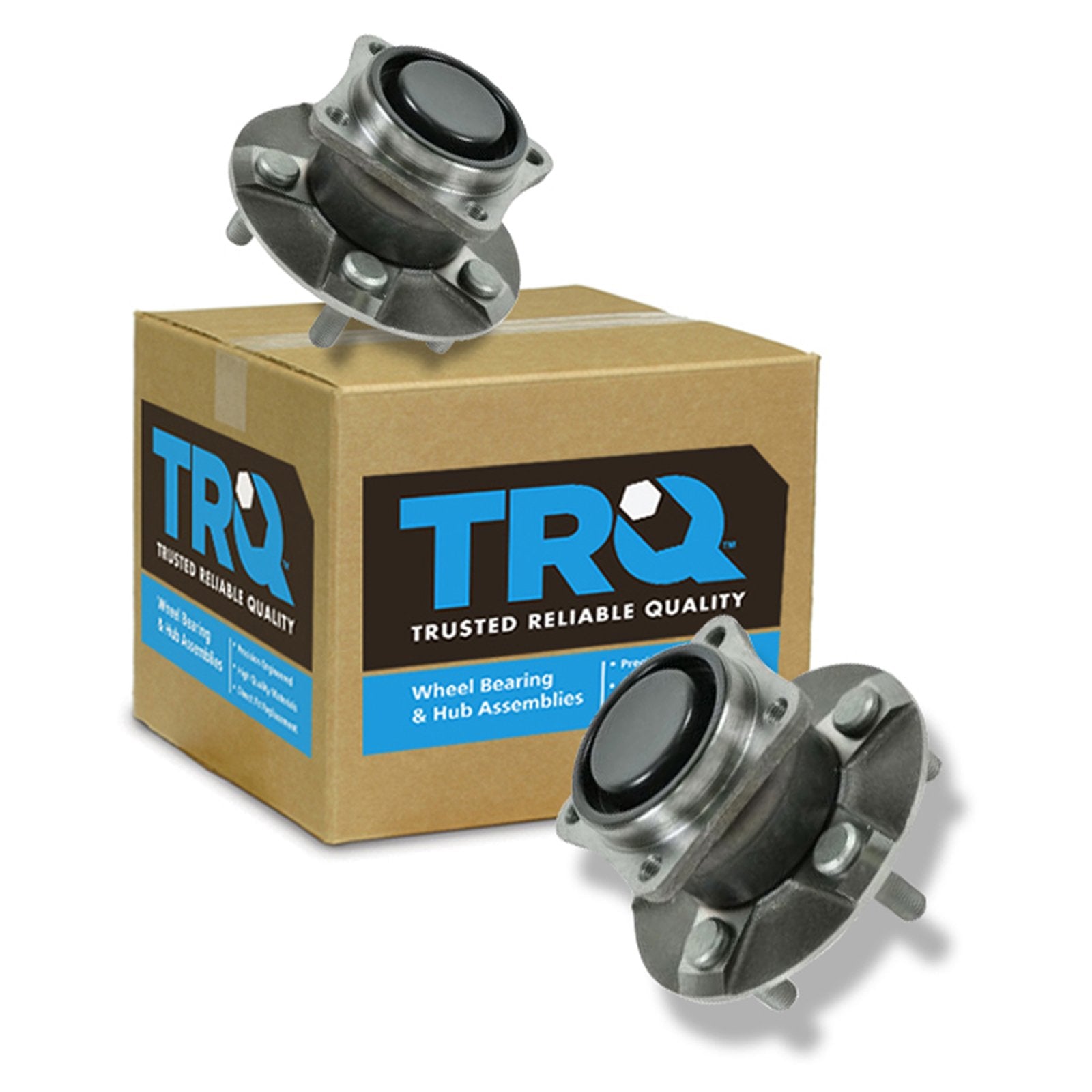 Trq Rear Wheel Hub Bearings Assembly Set Compatible With 2003-2008 Pontiac Vibe 2000-2005 Toyota Celica Corolla Matrix