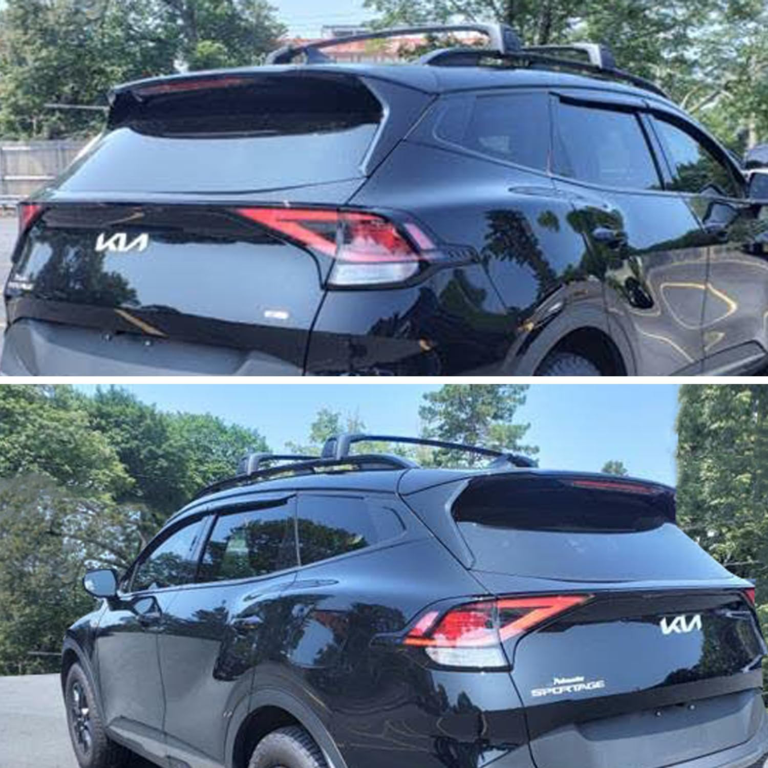 Side Car Window Visors Vent Sun Shades Window Deflectors For 2023 2024 Kia Sportage Rain Guards Front Rear Door Visor Smoke Tint