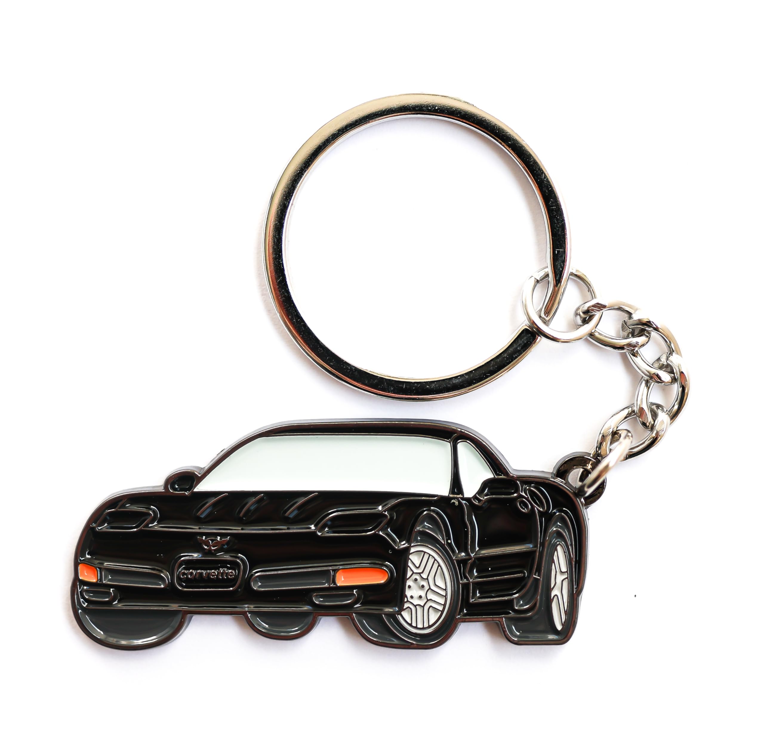 Whitaker World LLC C5 Corvette Keychain (Black)