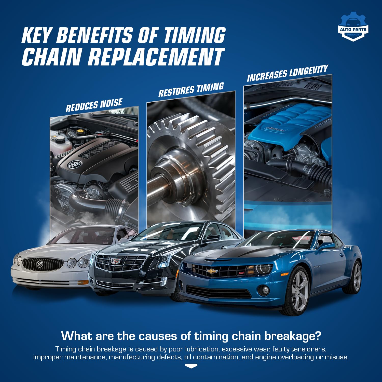 3.6 Timing Chain Kit Compatible With 2.8L 3.0L 3.6L Chevy Equinox Malibu Traverse Gmc Acadia Cadillac Cts Srx Buick Enclave W/Vv