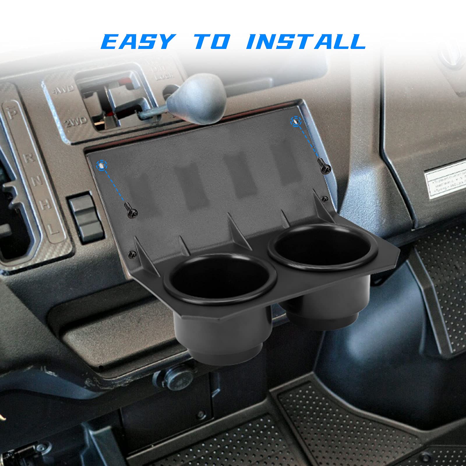Kemimoto Utv Dash Cup Holder With Switch Panel Compatible With Pioneer 1000/1000-5 2016 2017 2018 2019 2020 2021 2022 2023 2024