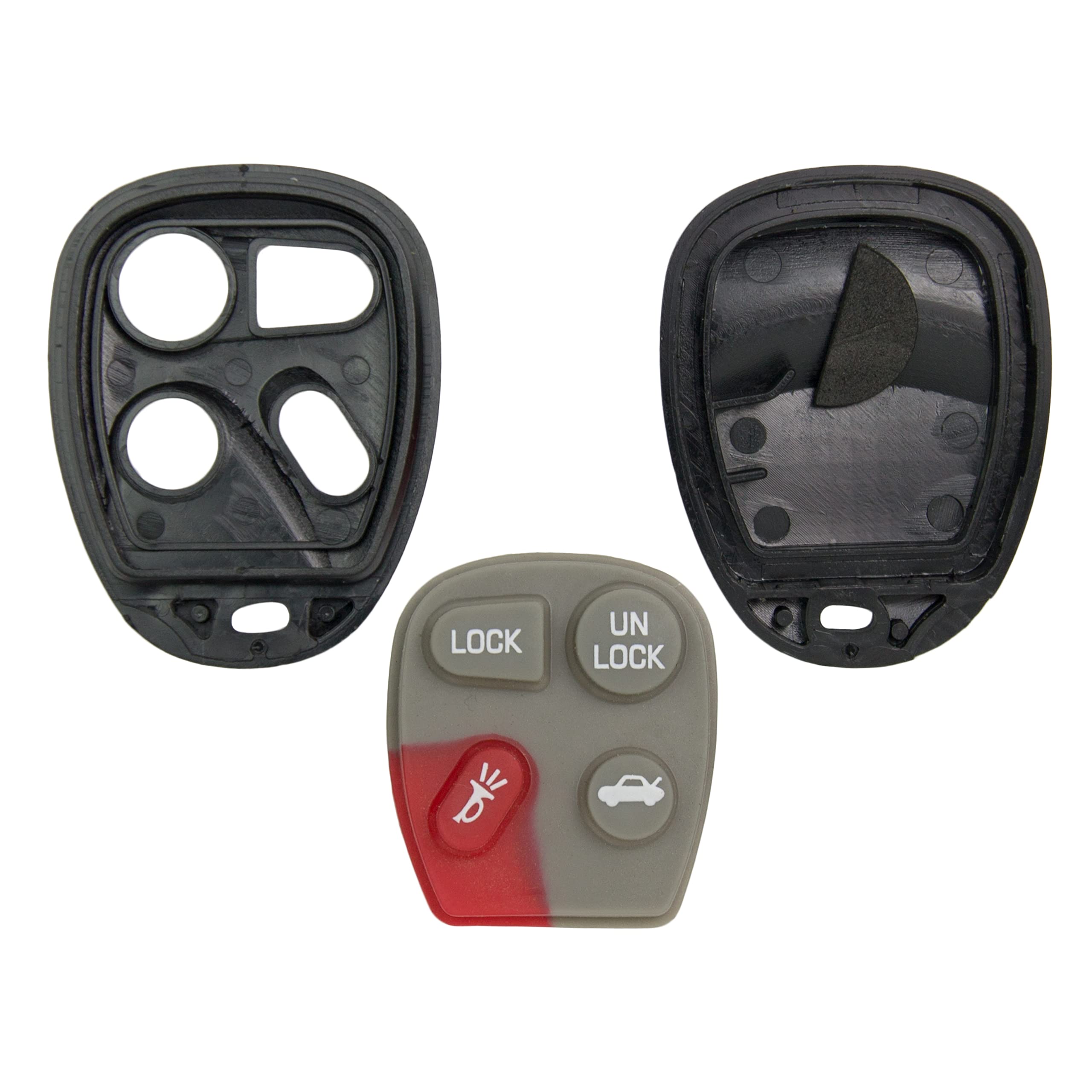 Keyless2Go Replacement For Key Fob Shell Case For Gm Vehicles With Fcc Koblear1Xt, Kobut1Bt - Shell Only