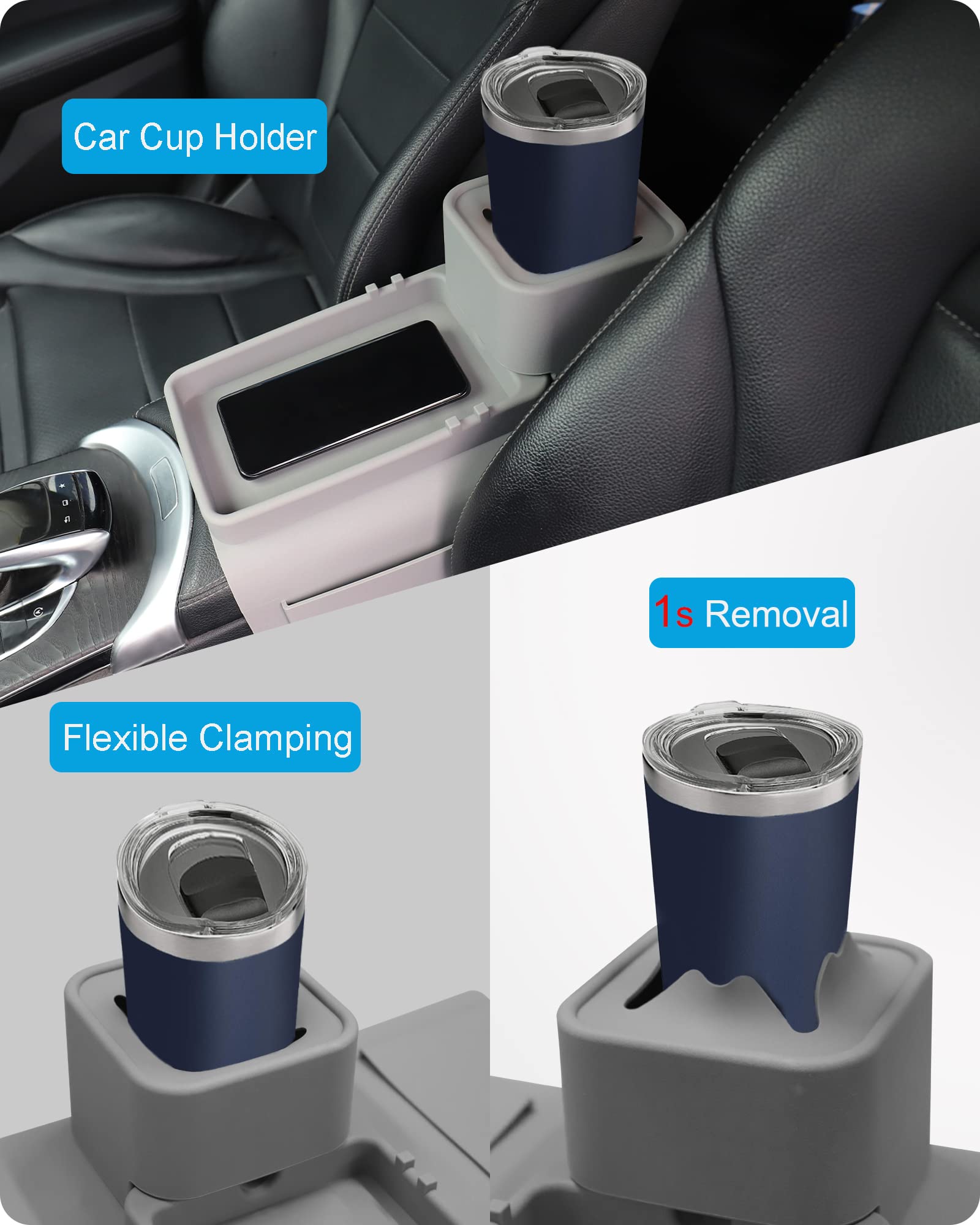 Silicone Couch Cup Holder, Vienfut Anti-Spill And Anti-Slip Sofa Armrest Tray, Dirt-Resistant Silicone Couch Arm Tray For Remote