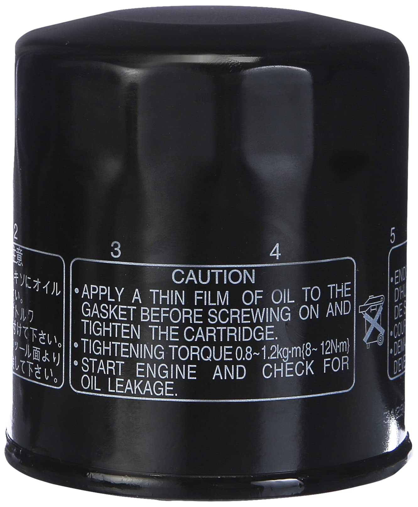 Hiflofiltro Hf303 Black Standard Premium Oil Filter, Single