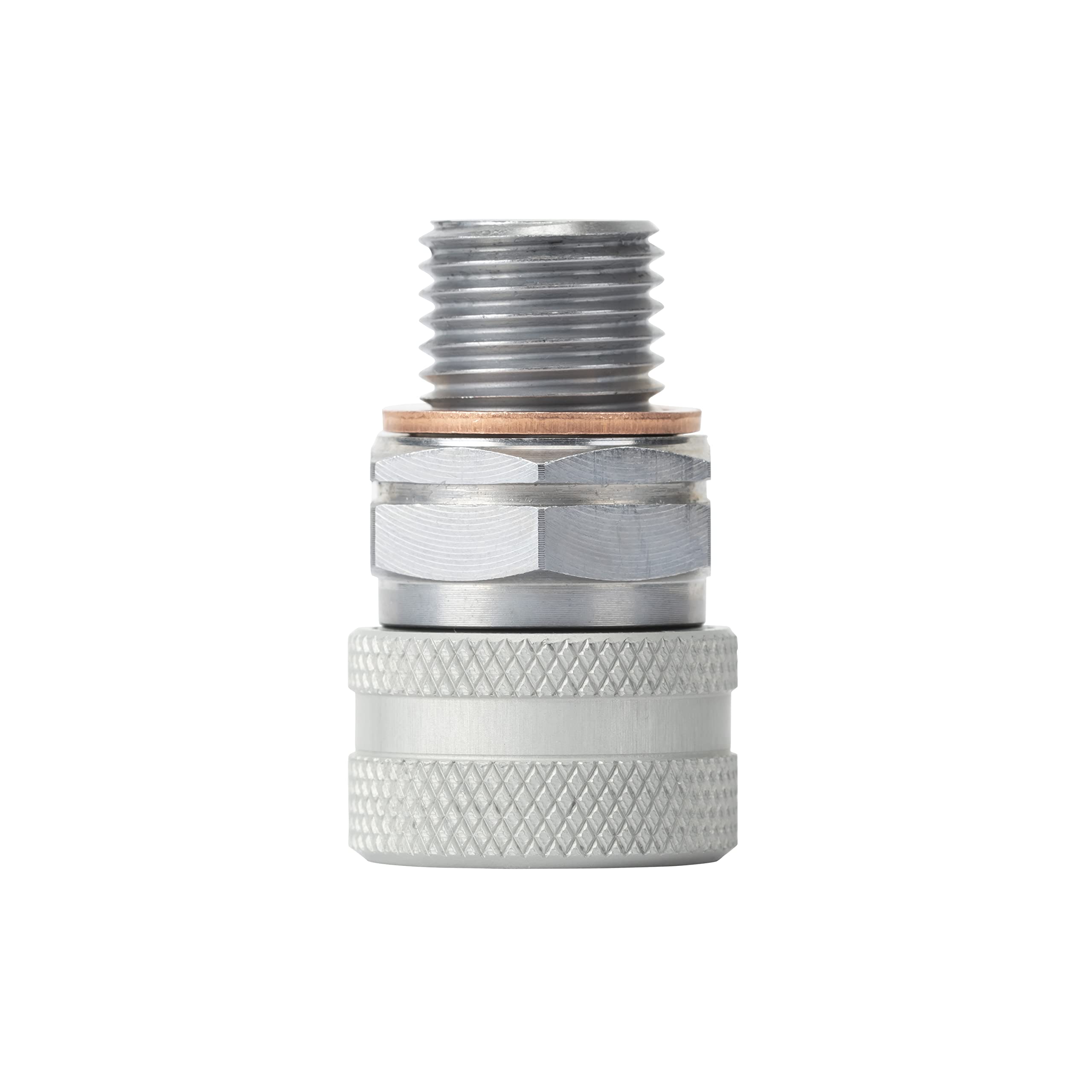 Stahlbus Oil Drain Valve Plug M14X1.25X12Mm Steel - Clean, Easy, No Tool Oil Change - Includes Oil Drain Plug, Washer, Cap, Conn