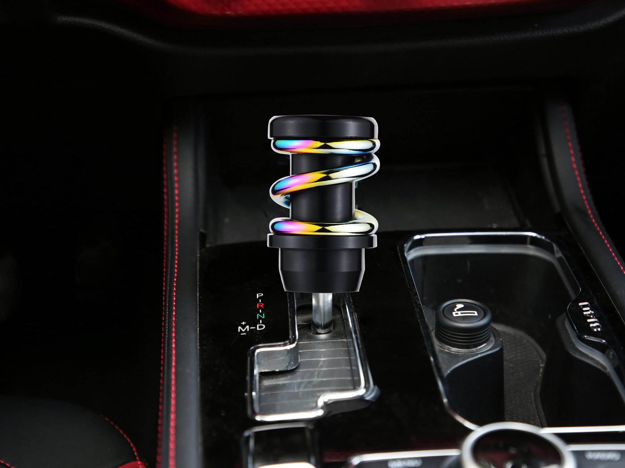 Abfer Weighted Shift Knobs Car Gear Shifter Knob Extension Fit For Most Automatic Mt Transmission Vehicle, Multicolor