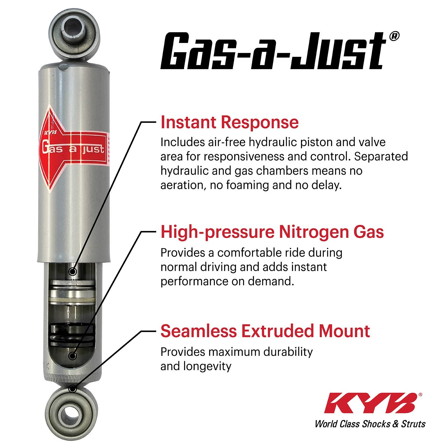 KYB KG5413 Gas-a-Just Gas Shock