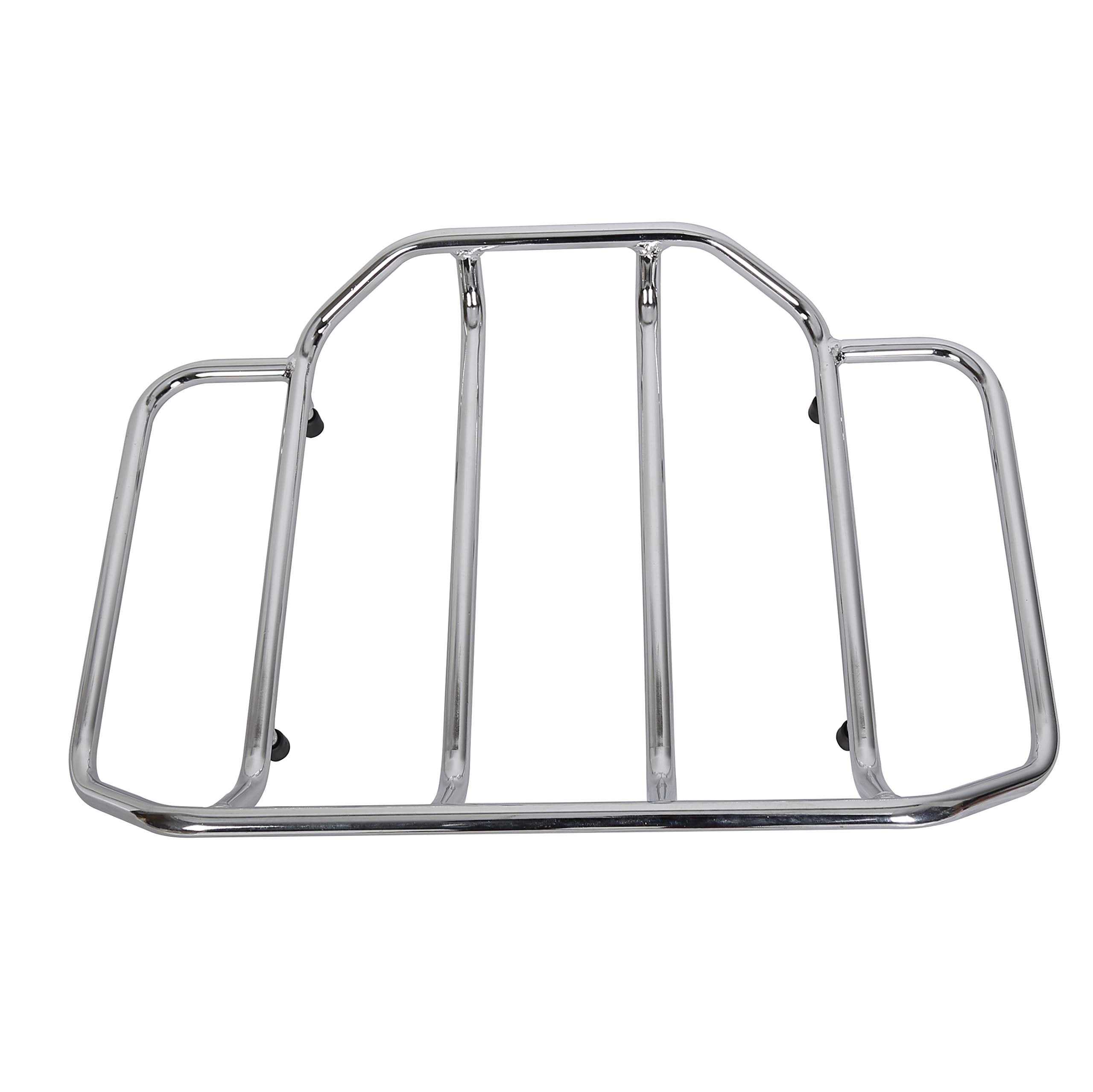 ECOTRIC Chrome Motorcycles Trunk Luggage Rack Rail for 1984-2023 Harley Touring Road King Street Glide Road Glide (Replaces # 53